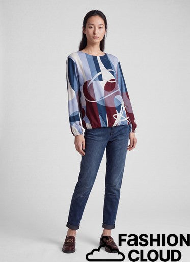 T-Shirt Bleu Corbeau ( 114368/7305 )