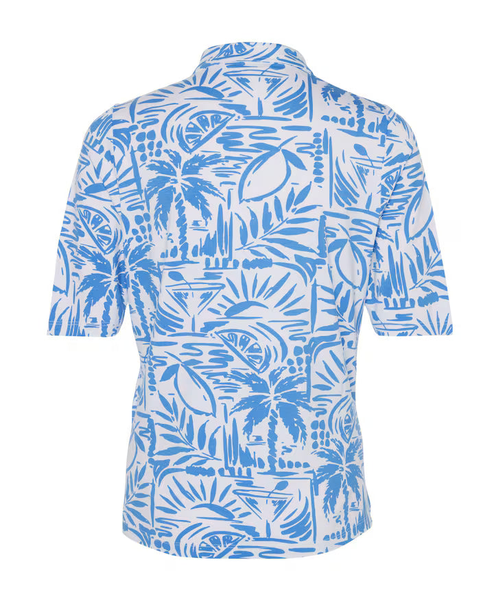 T-Shirt Blauw Gollehaug ( 23210/639 )