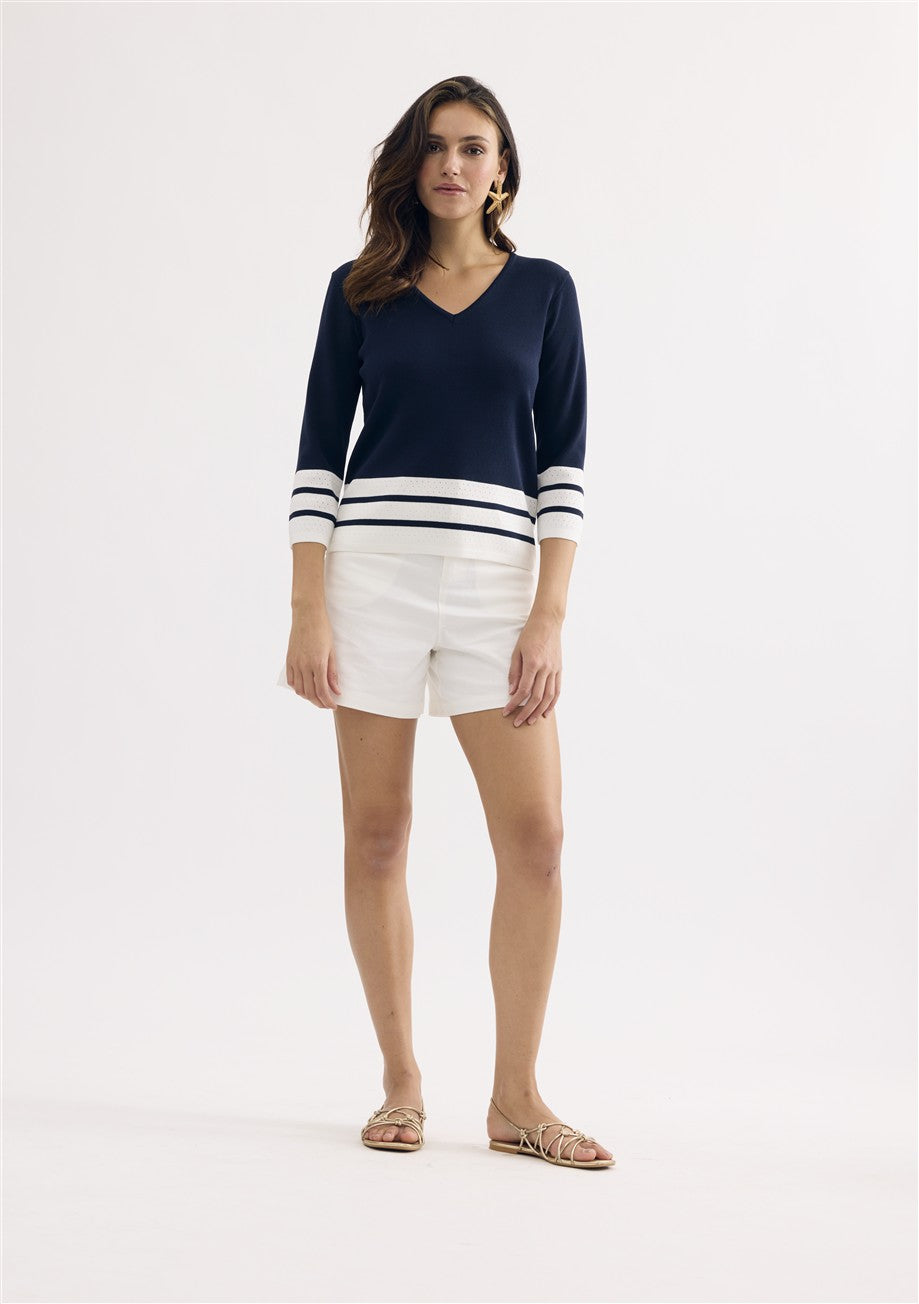 Tirer Marine Leo & Ugo (Ae135/Blanc marine)