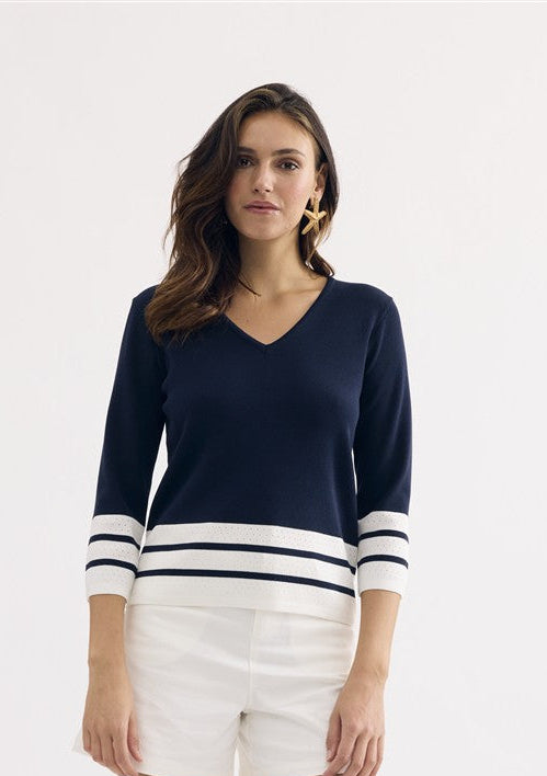 Tirer Marine Leo & Ugo (Ae135/Blanc marine)