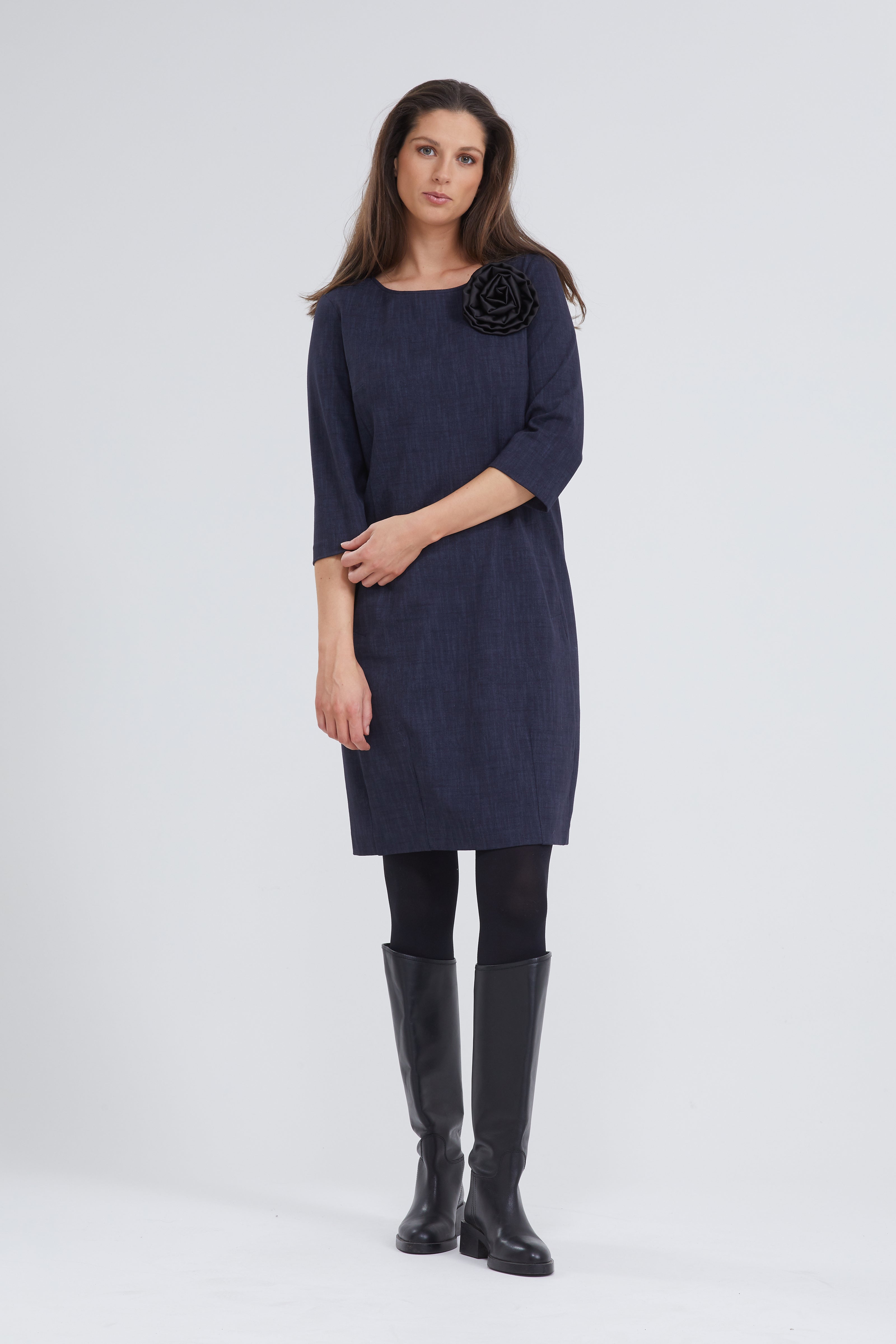 Robe Bleu Foncé Bleu IV (Annick/305)
