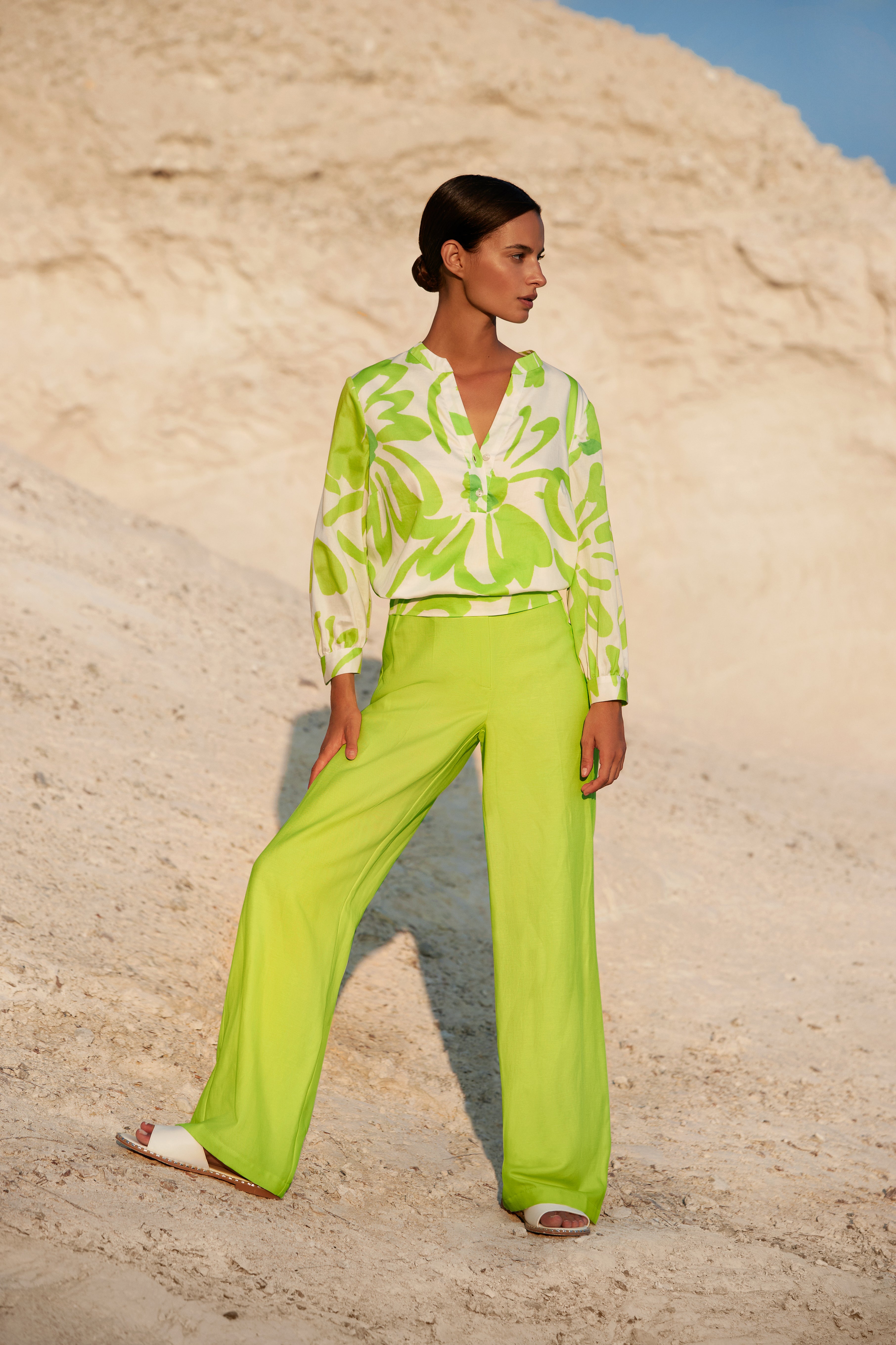 Pantalon Vert Atmos Fashion (9216 Maxime/Printemps)