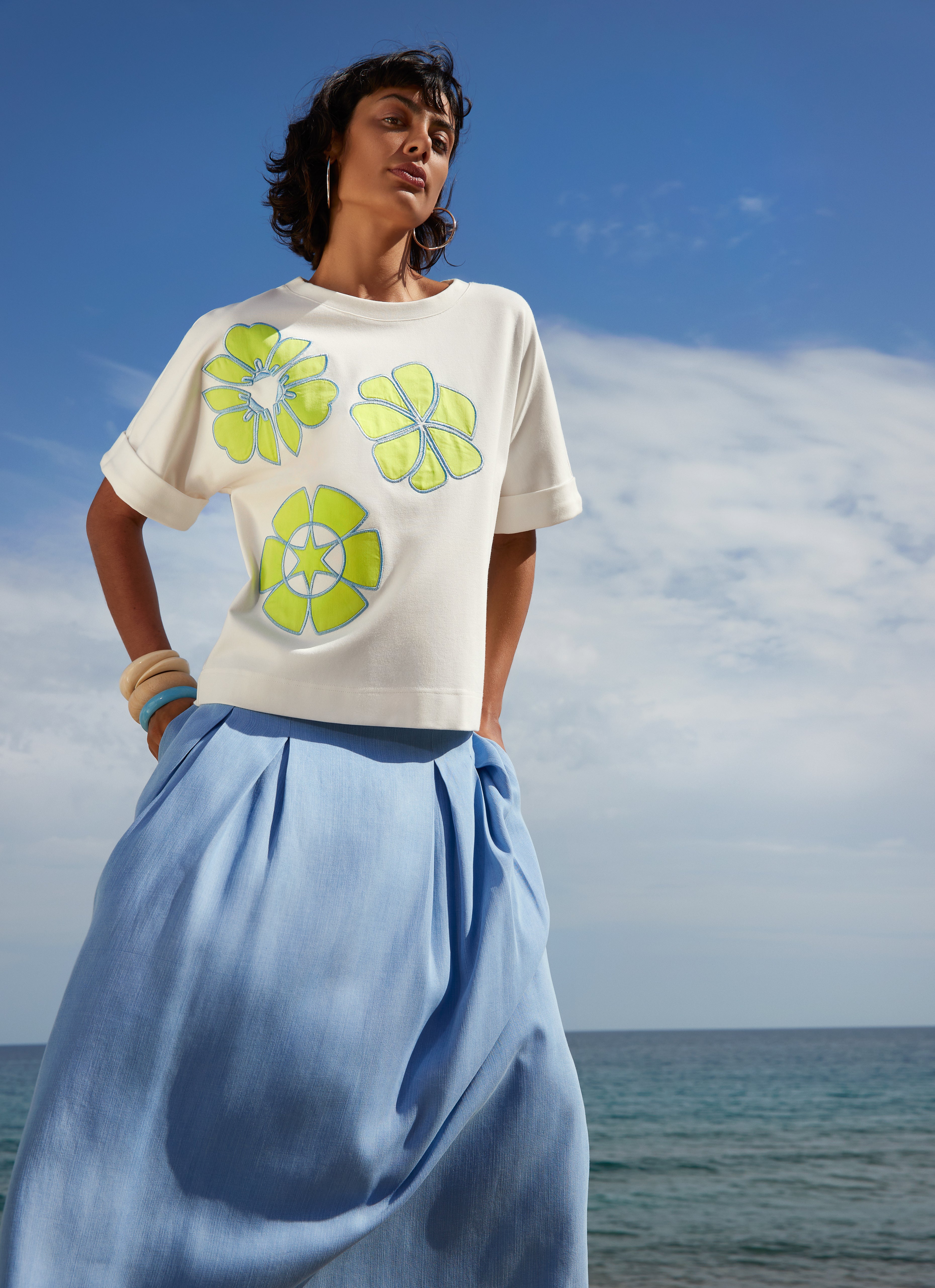 T-Shirt Geel Atmos Fashion ( 1877 Aureel/Shine )