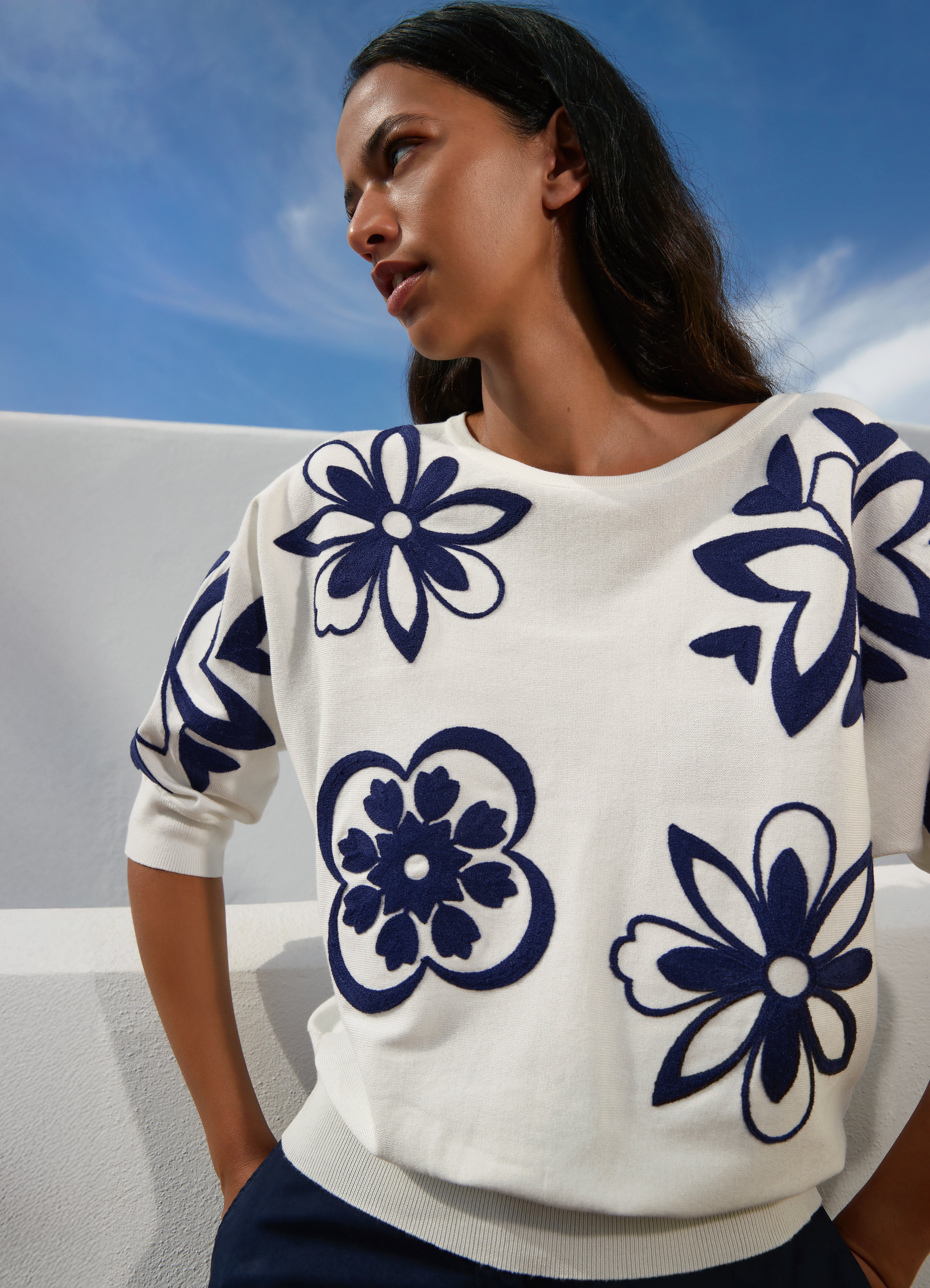 Pull Marine Atmos Fashion ( 1868 Synne/Marine )