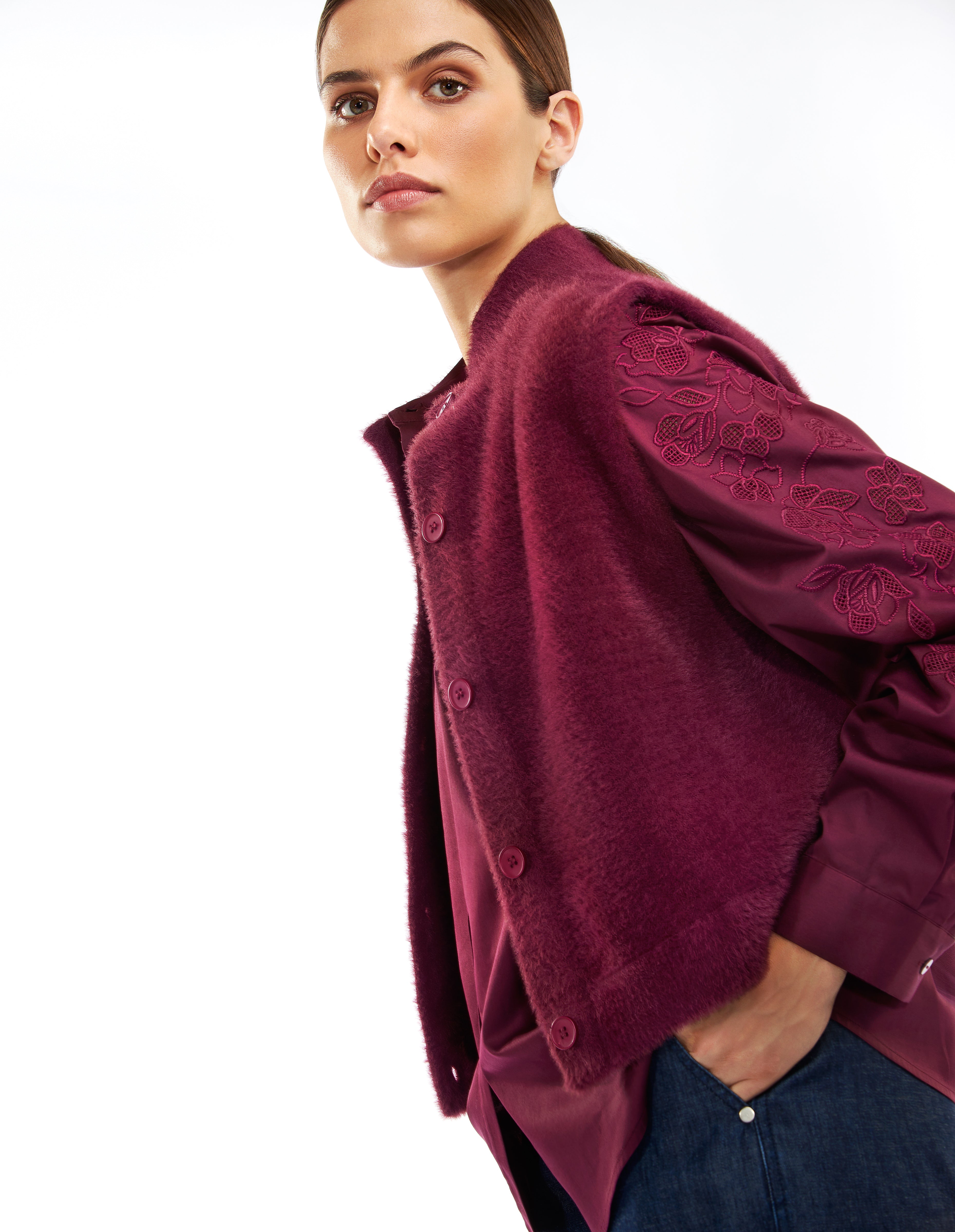 Giletvest Pruimkleur Atmos ( 1626 Taryn/Fig )