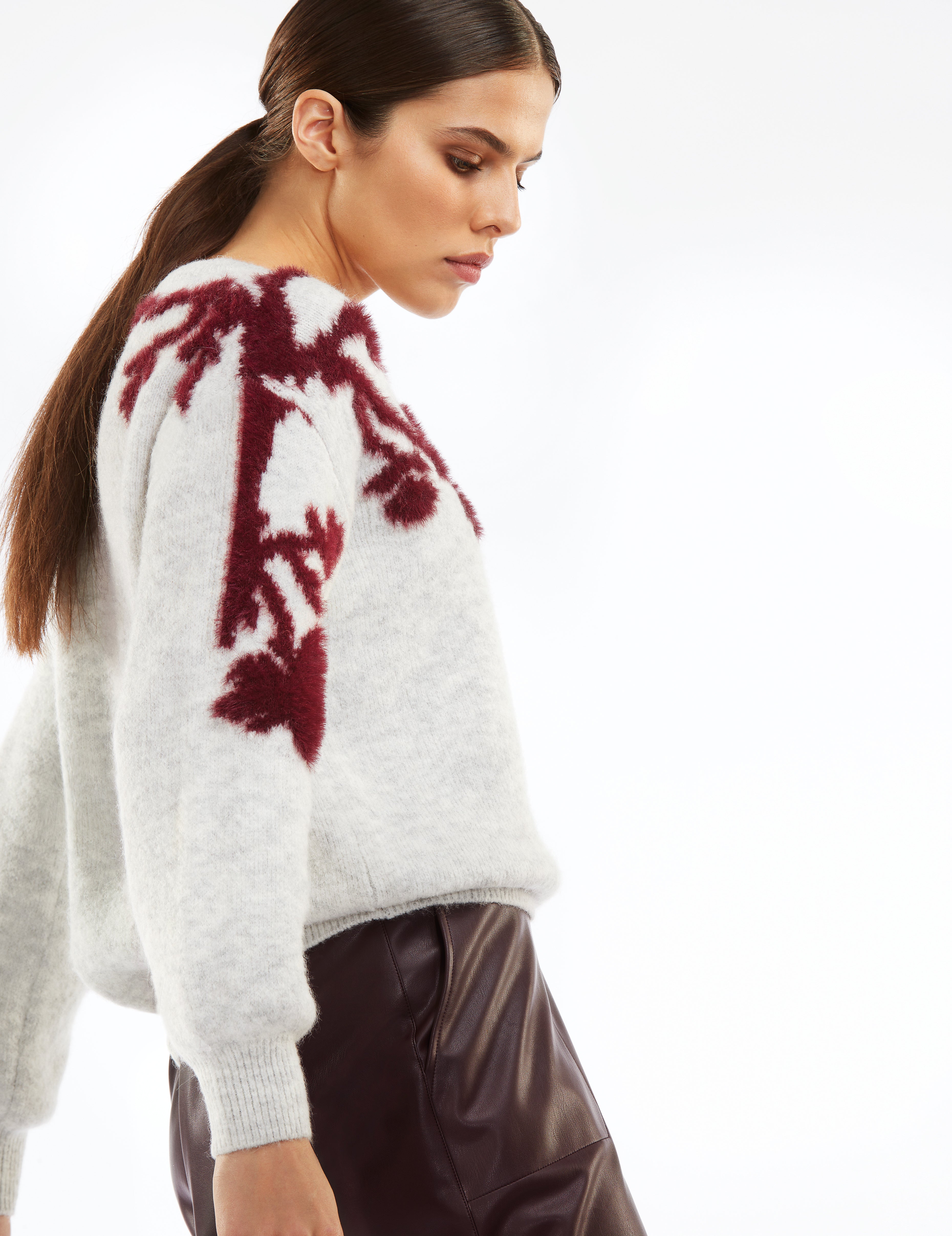 Jupe couleur Prune Atmos ( 1654 Neline/Fudge )