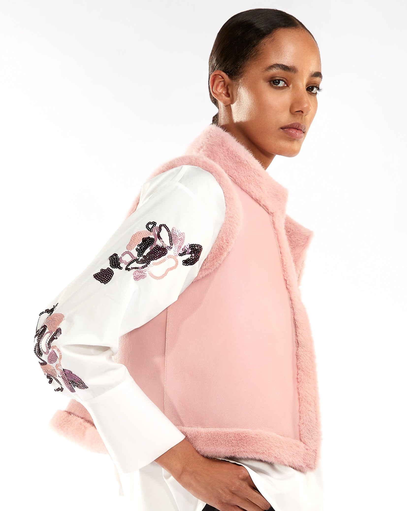 Gilet Rose Atmos ( 1689 Rae/Rose )