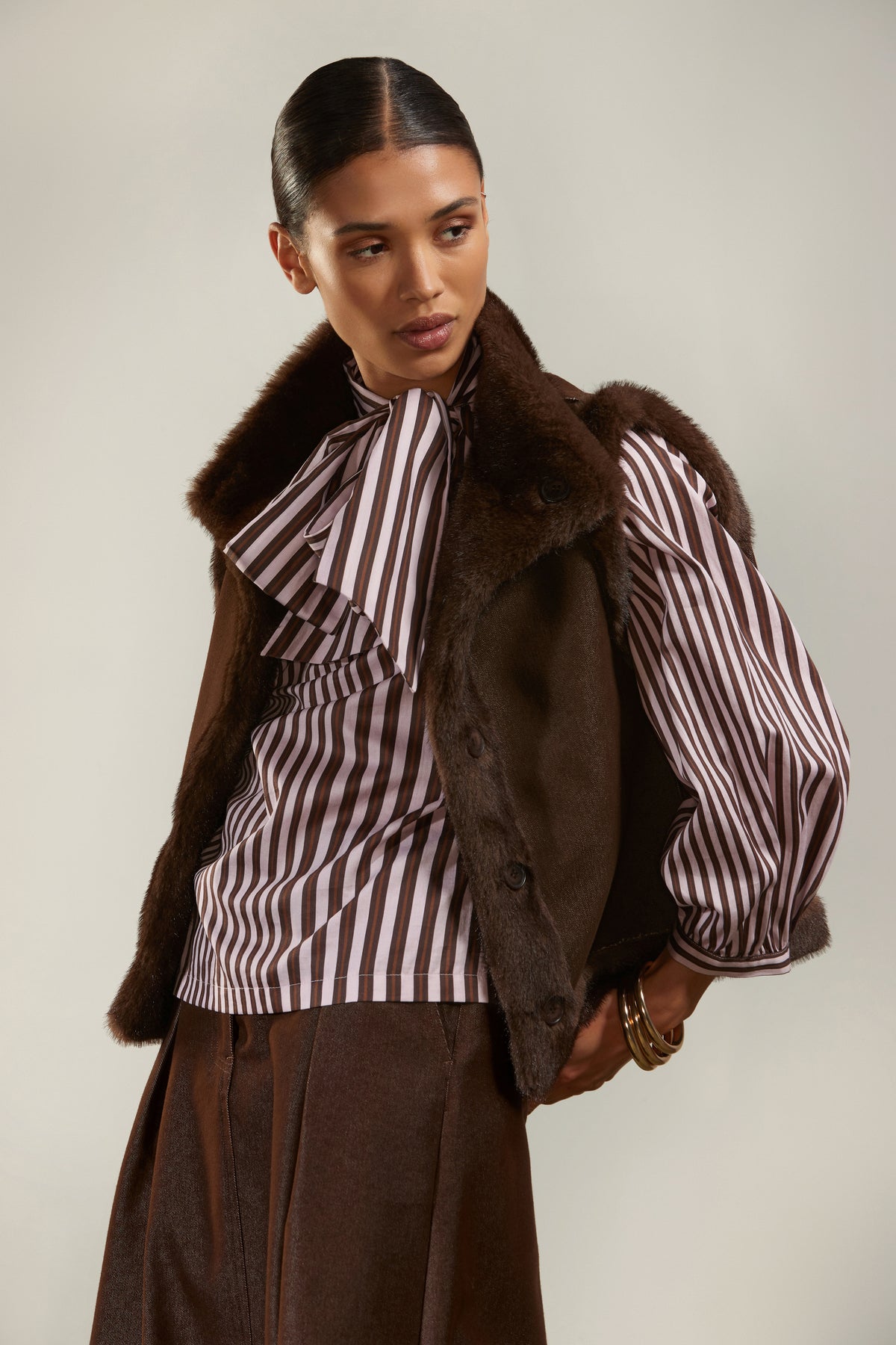 Gilet Marron Atmos Fashion (1689 Aela/Java)
