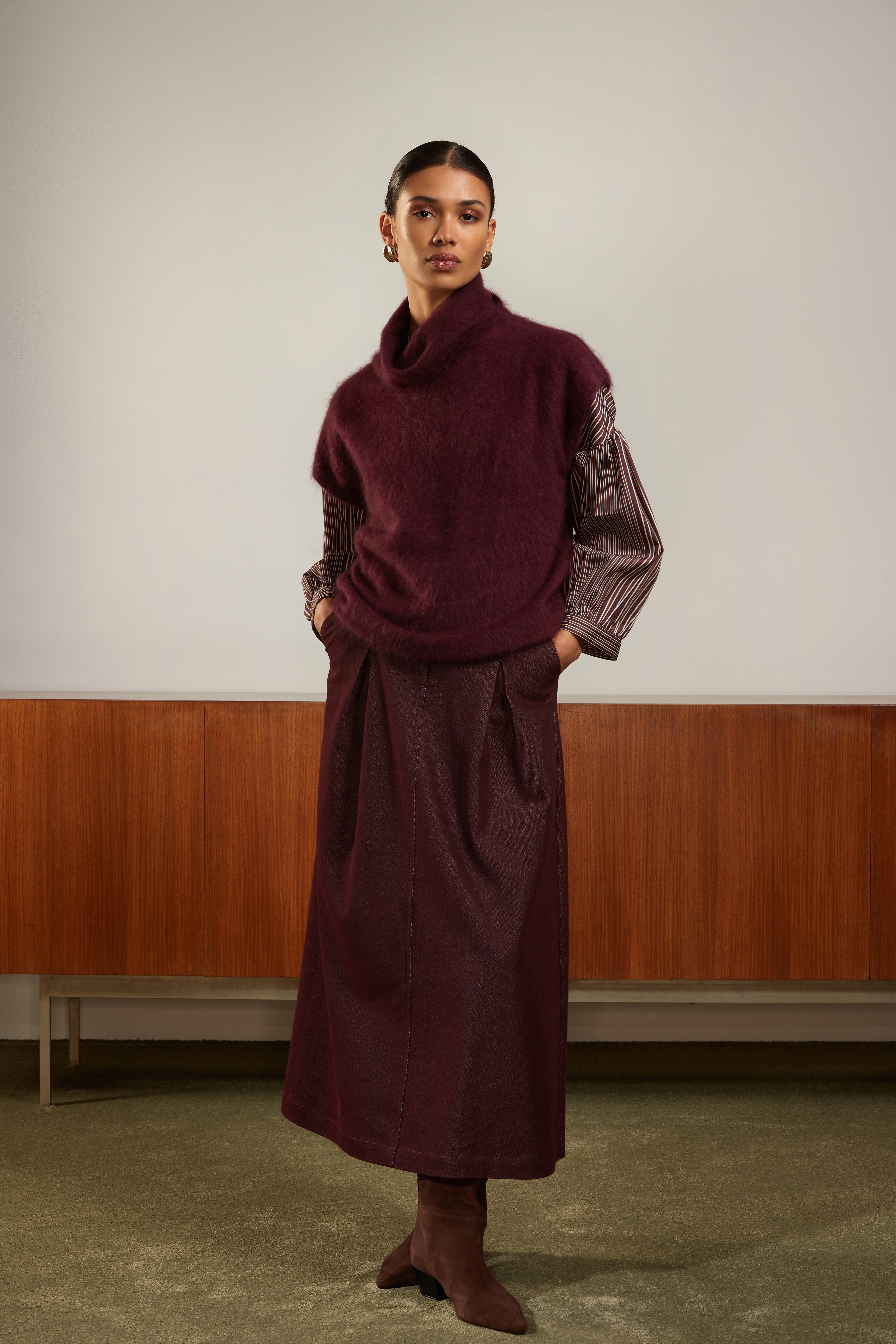 Pull Aubergine Atmos Fashion ( 2460 Bis Lothis/Plum )