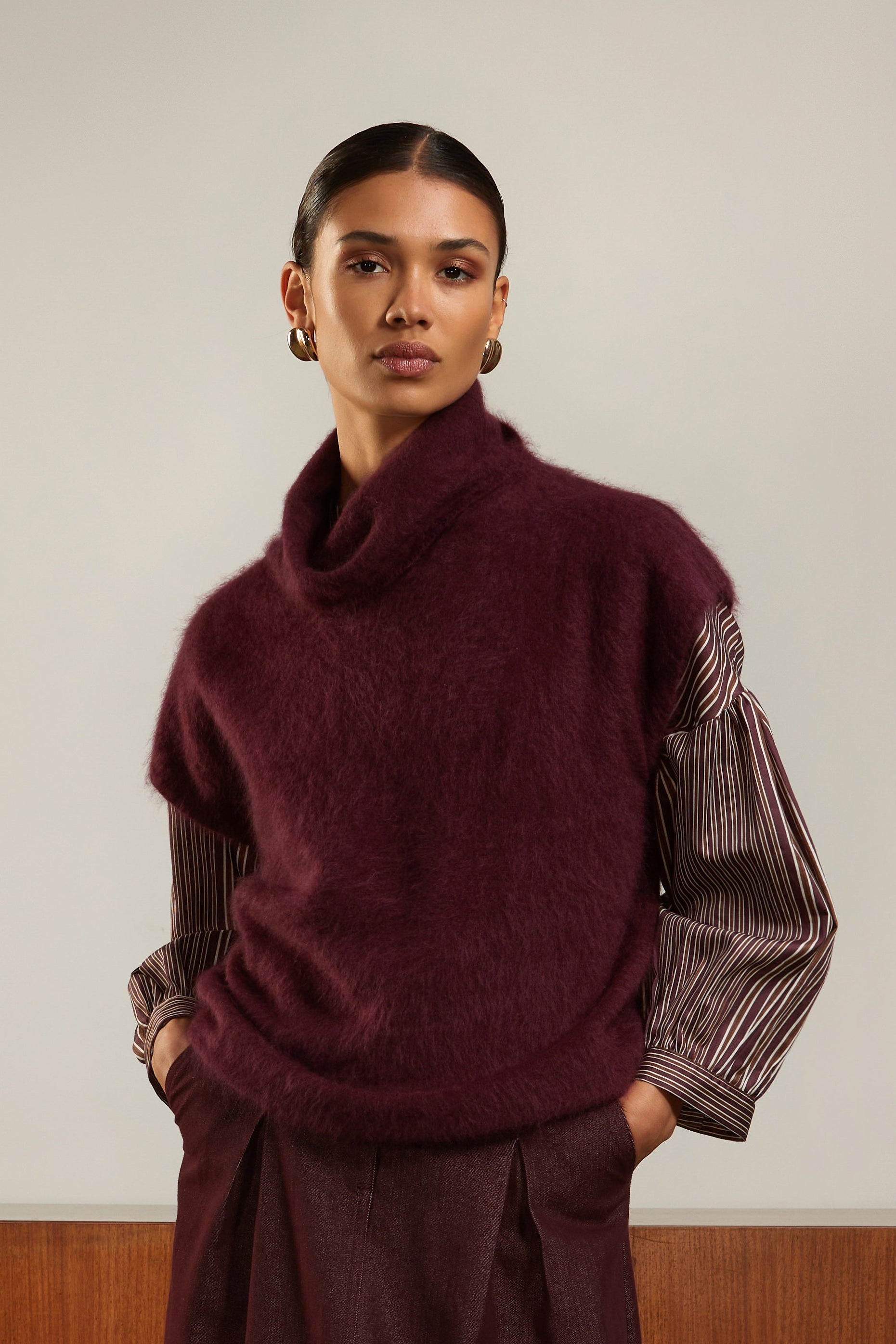 Pull Aubergine Atmos Fashion ( 2460 Bis Lothis/Plum )