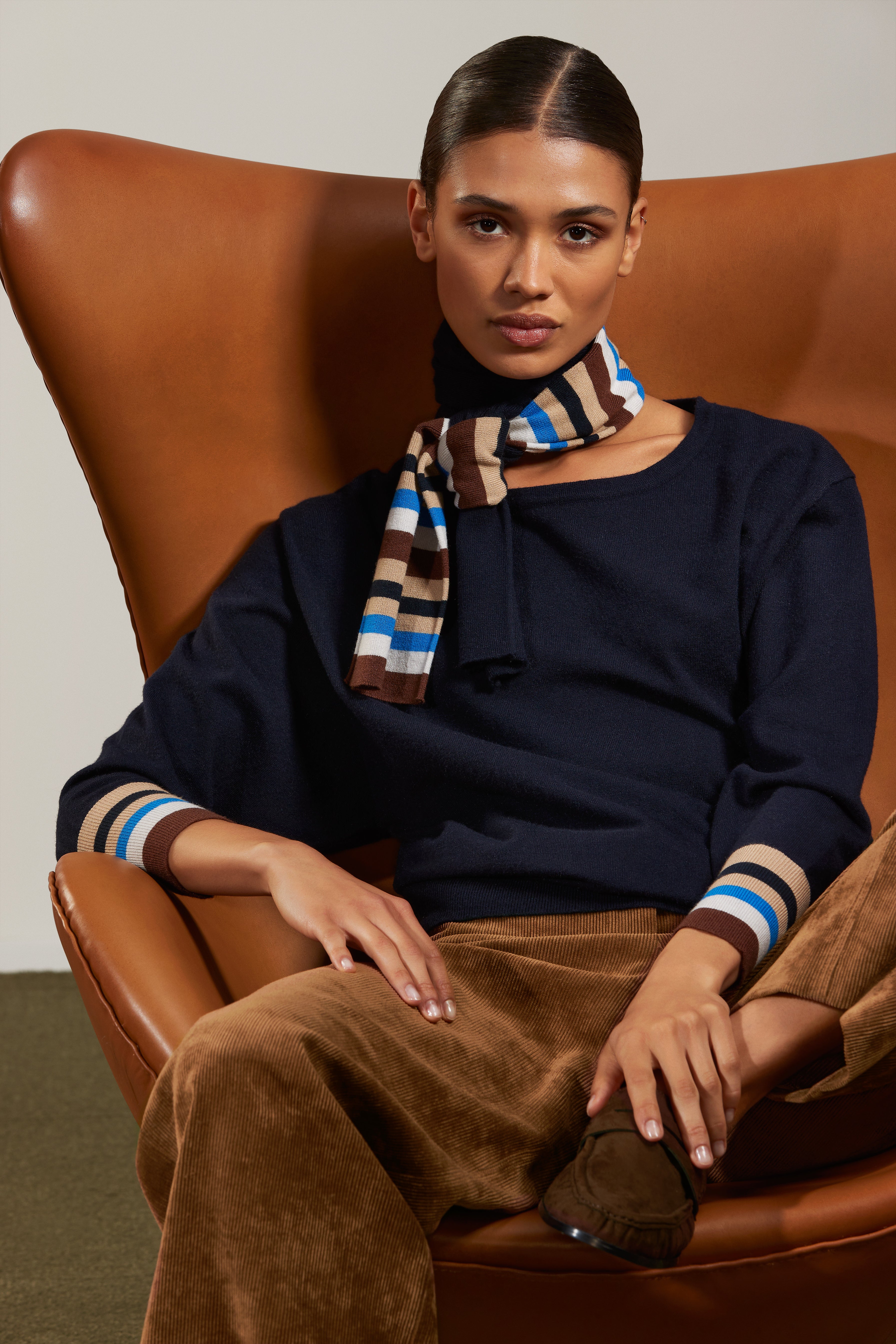 Broek Cognac Atmos Fashion ( 2089 Millep/Cognac )