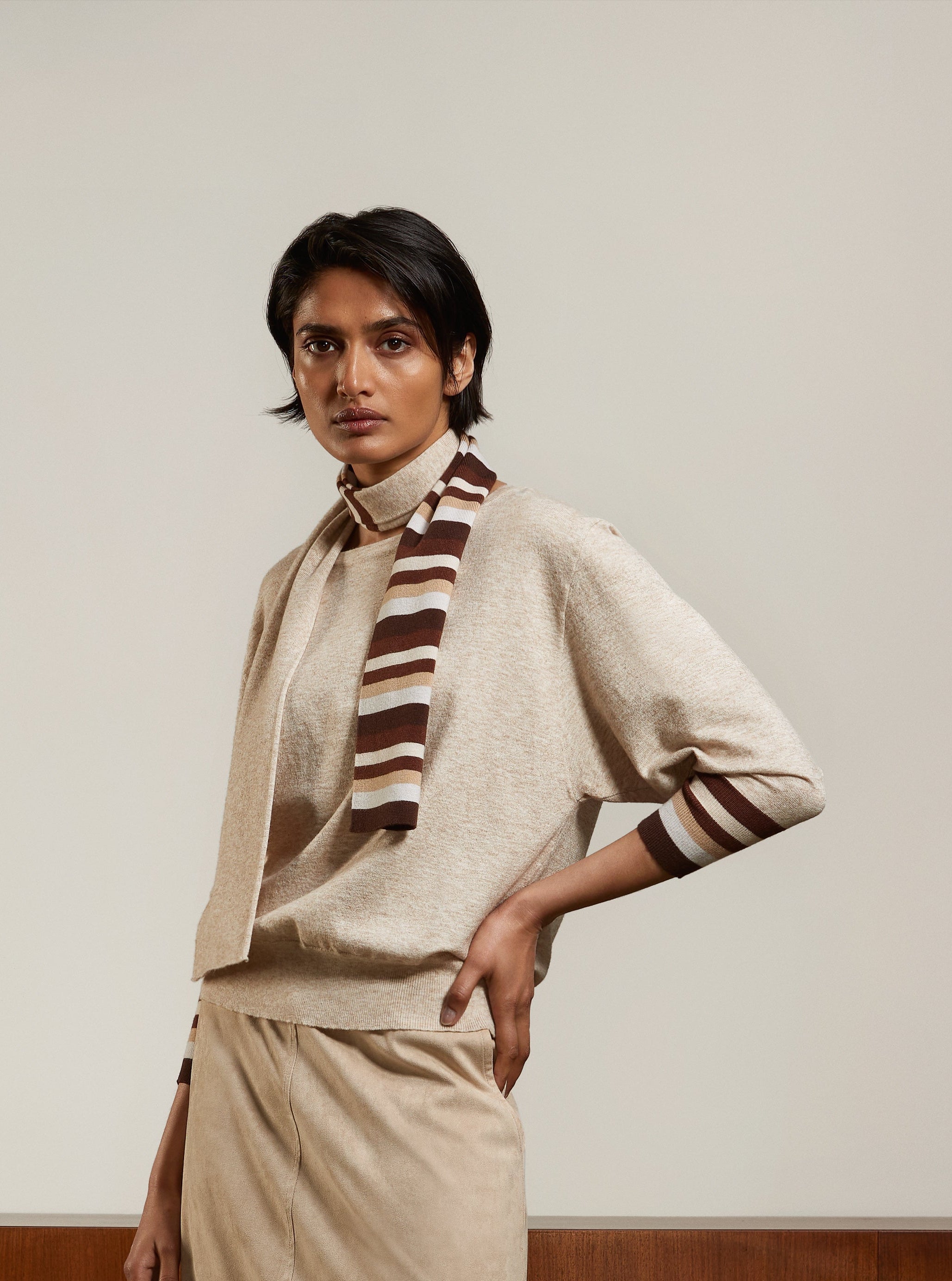 Pull Beige Atmos Fashion ( 2462 Sija/Nature )