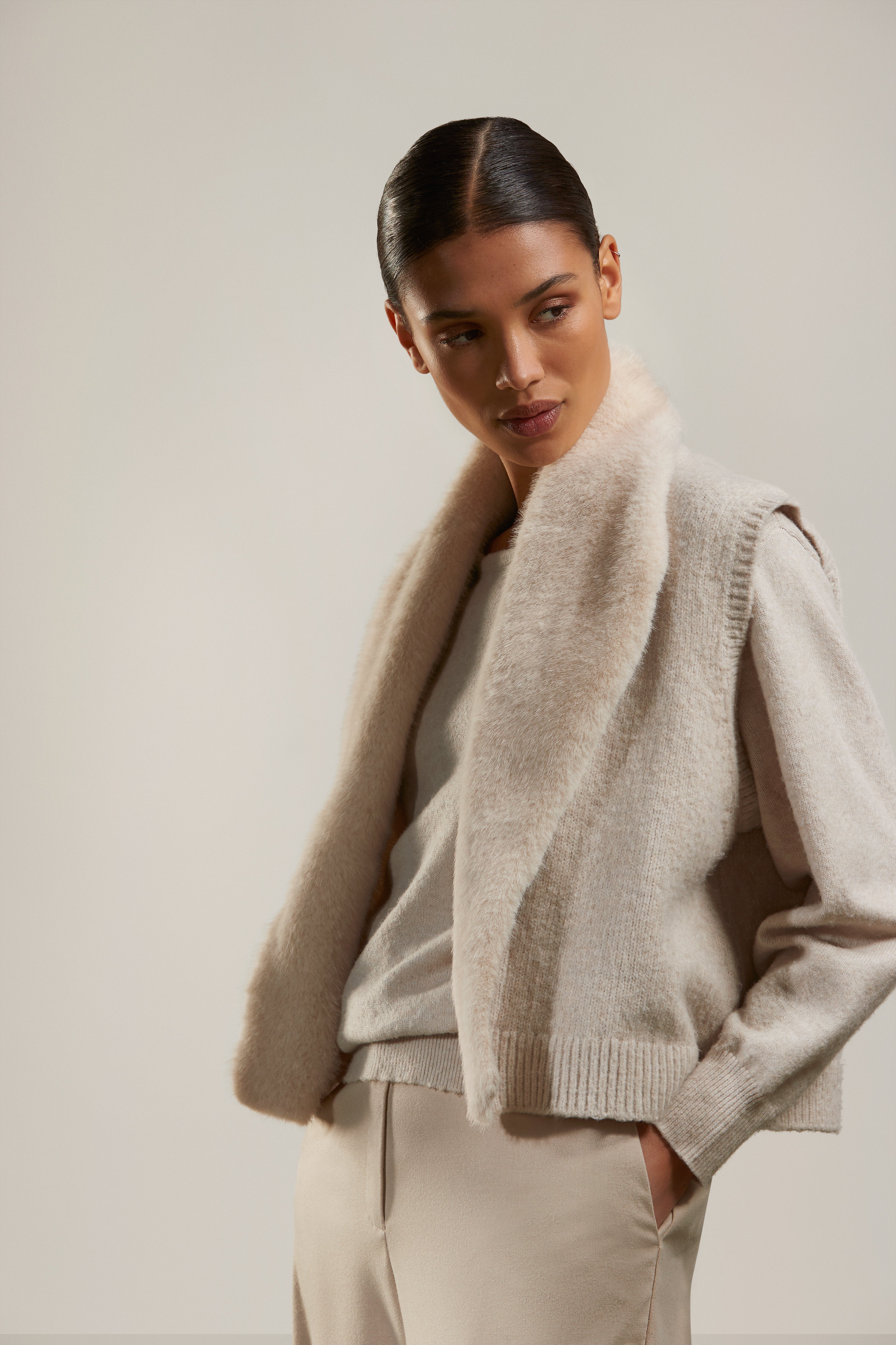 Pull Beige Atmos Fashion ( 2423 Senze/Beige )