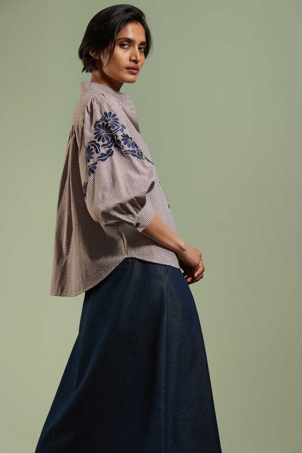 Rok Blauw Atmos Fashion ( 2417 Aela/Indigo )