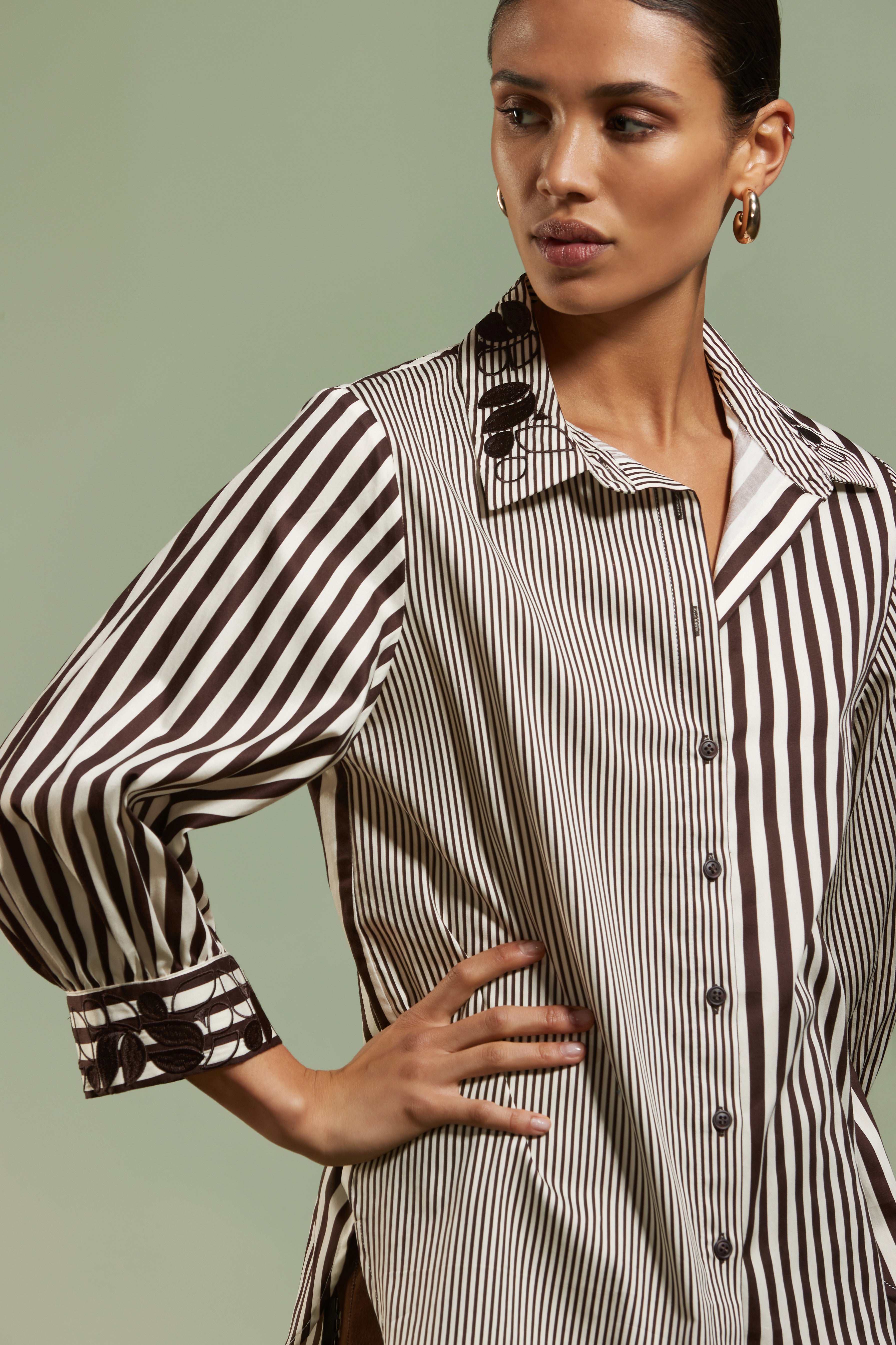 Blouse Cognac Atmos Fashion ( 2448 Suri/Cognac )