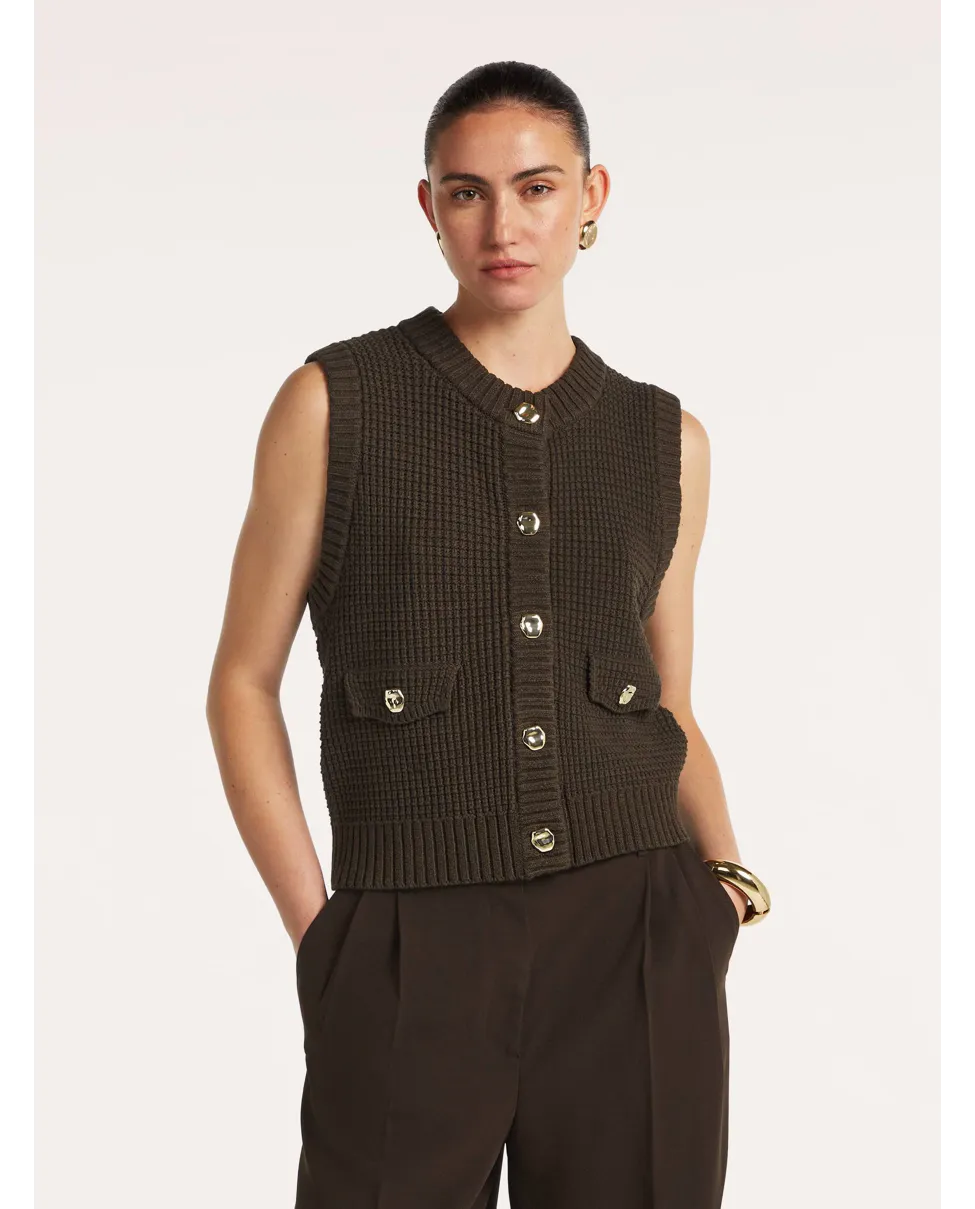 Pull marron Beaumont (Bettine/2980)