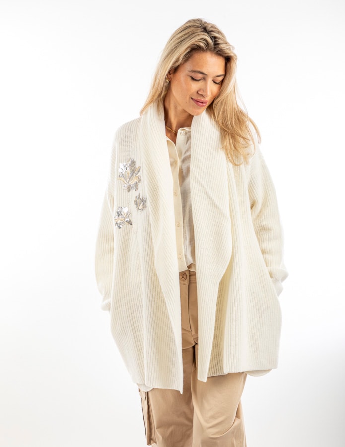 Giletpull Écru Due Amanti ( Benedetta/Offwhite )