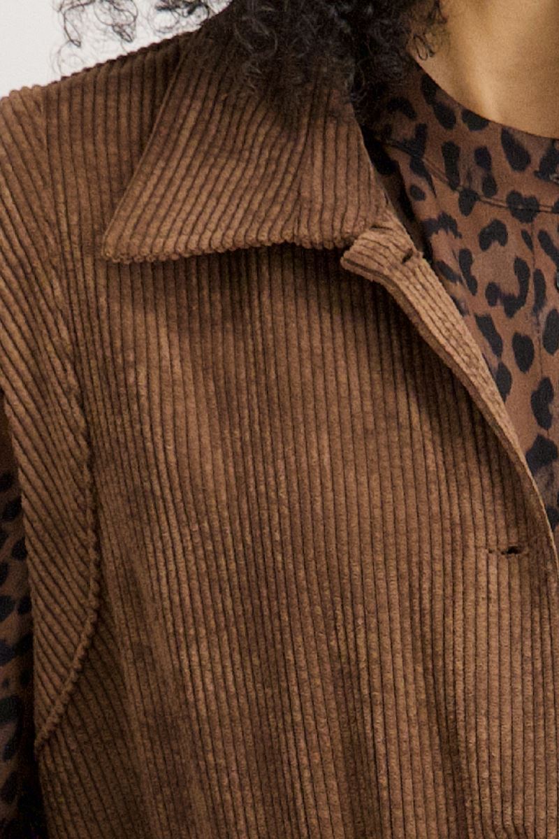 Giletvest Bruin Signe Nature ( 845102/03 )