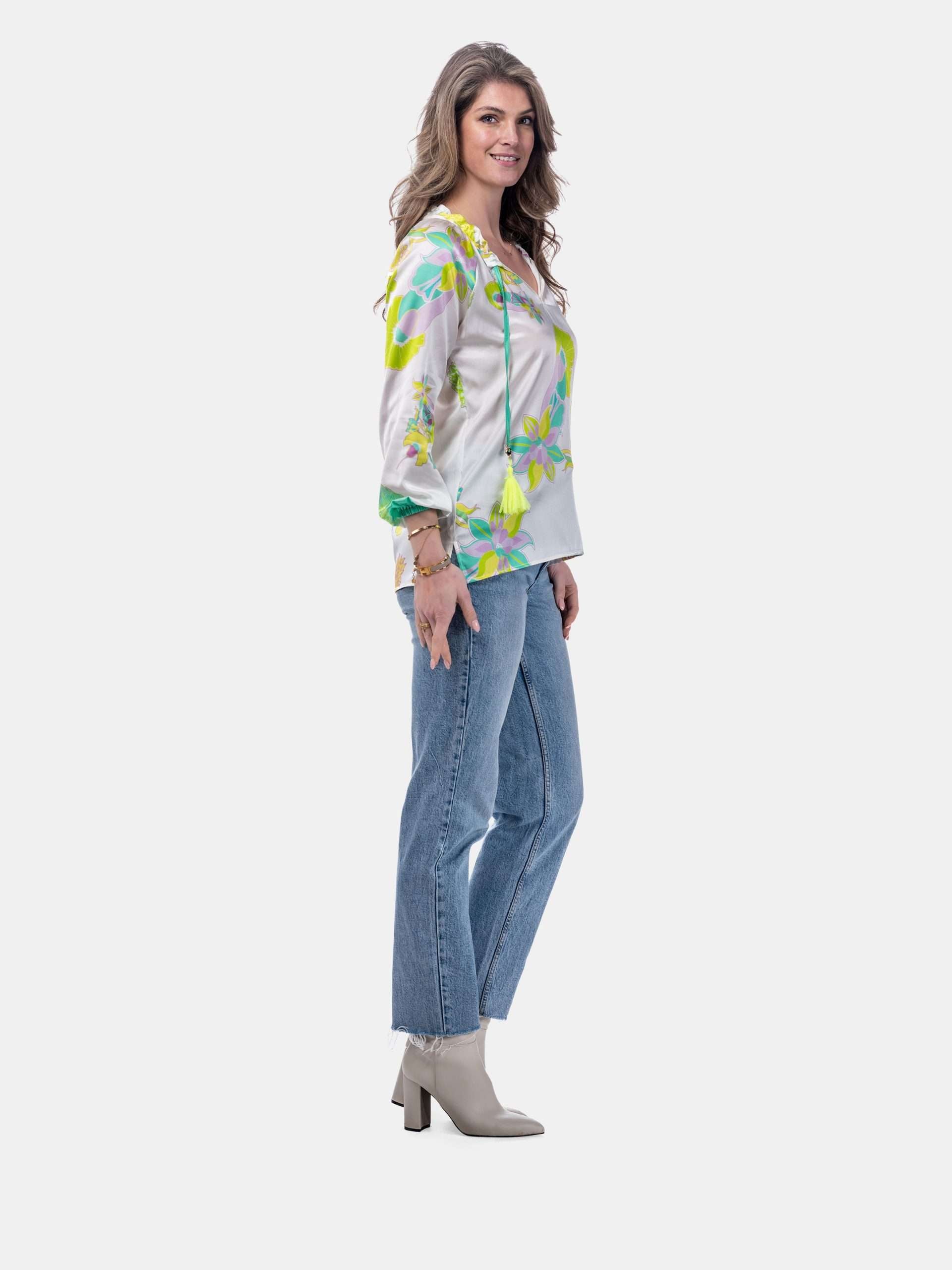 Chemisier vert Mucho Gusto ( C51Mil097 )