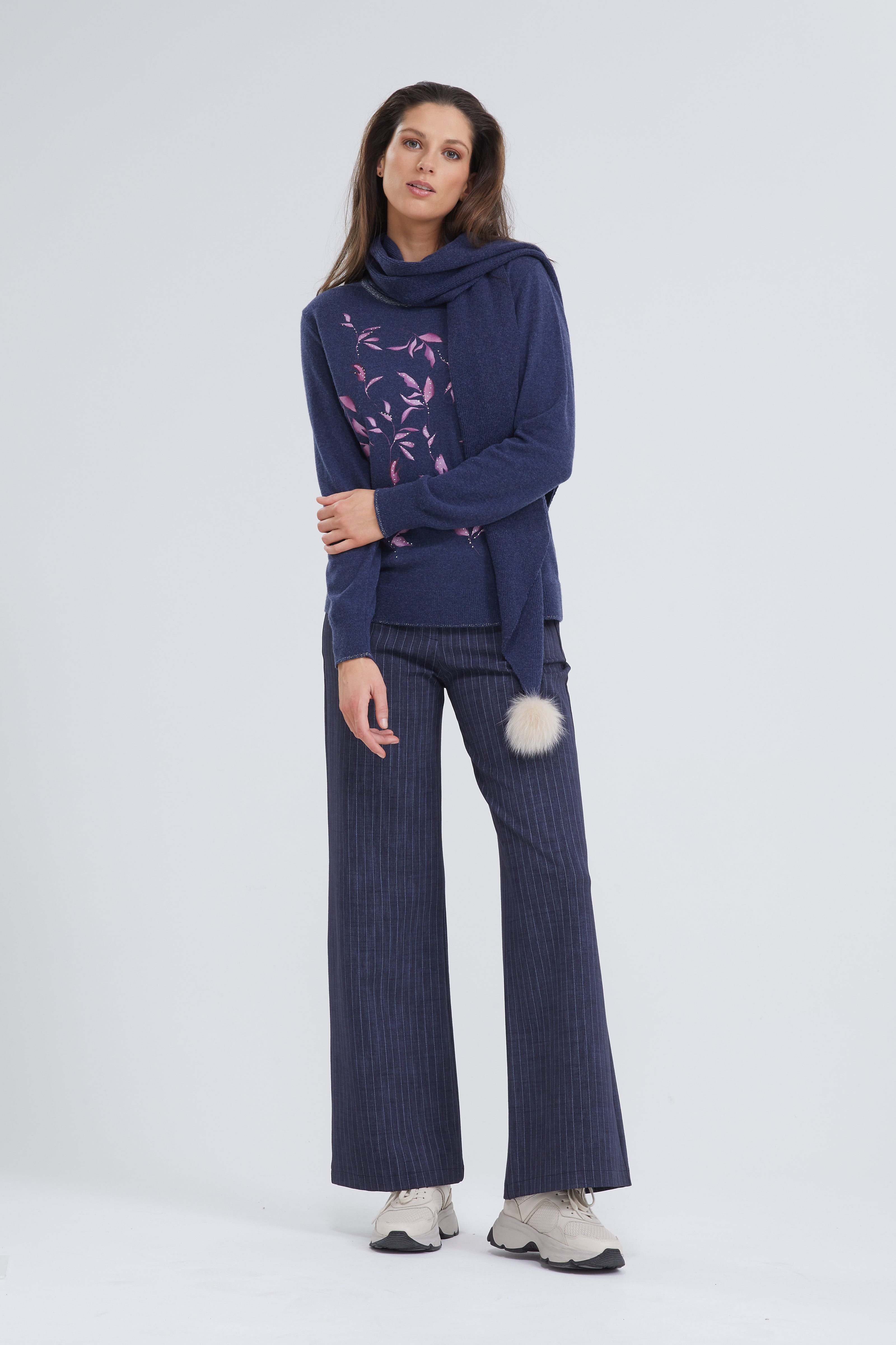 Pantalon Bleu Foncé Bleu Iv ( Goldi/310 )