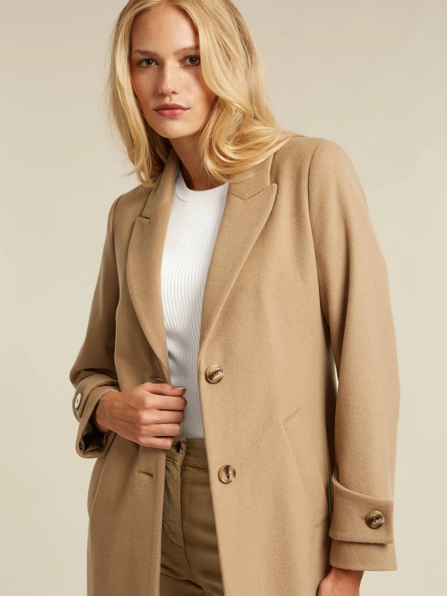 Manteau Camel Beaumont ( Charme/2700 )