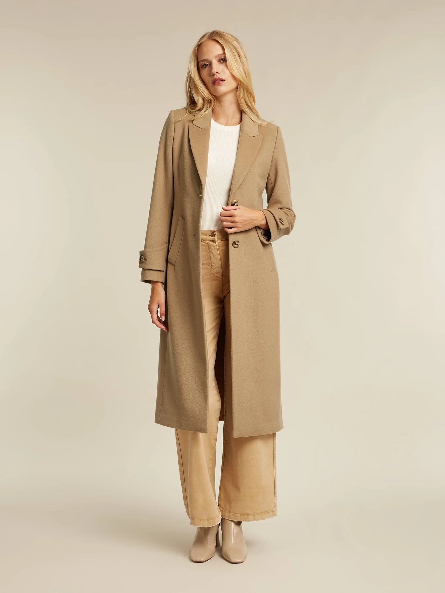 Manteau Camel Beaumont ( Charme/2700 )