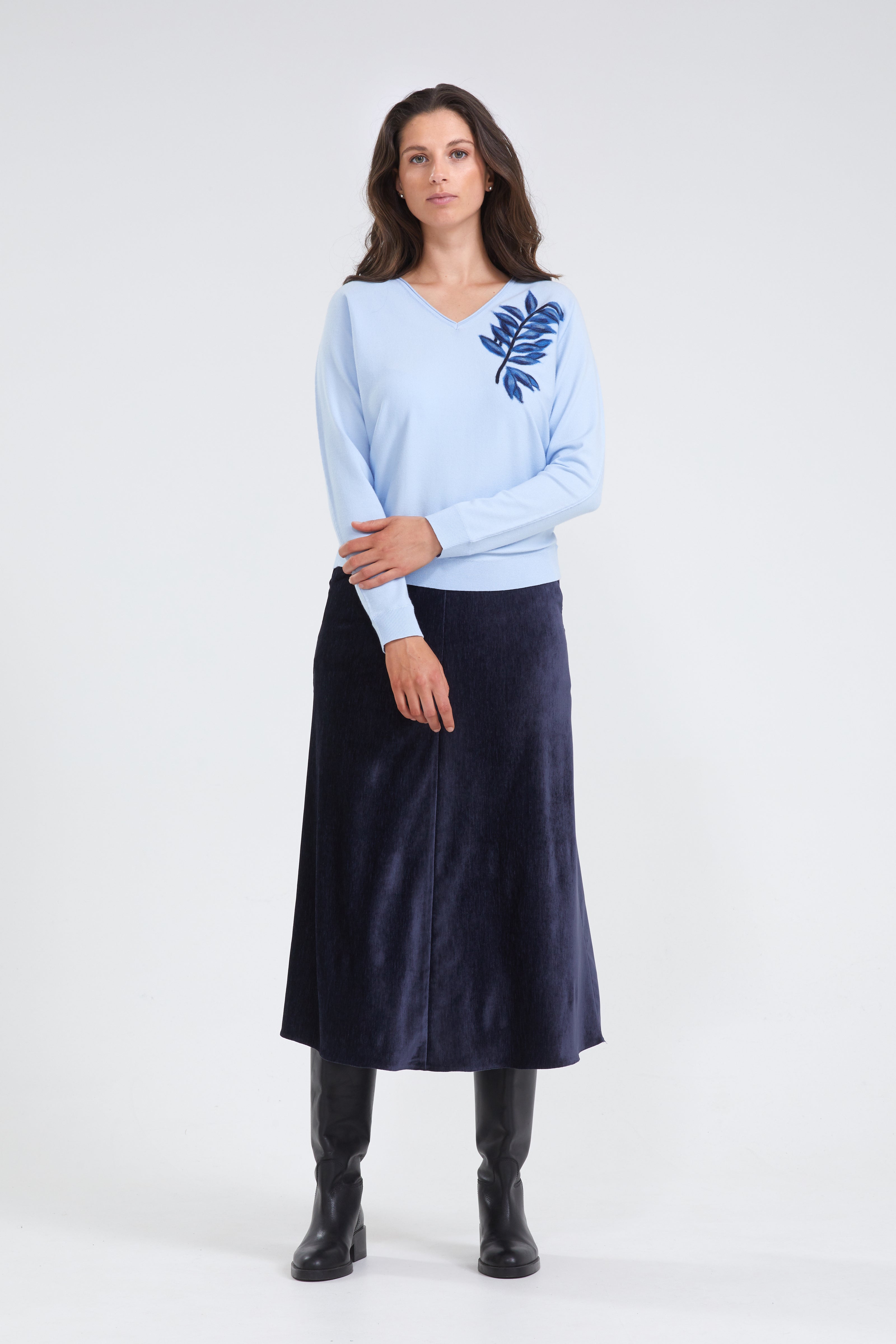 Pull Bleekblauw Blue Iv ( Davina/385 )