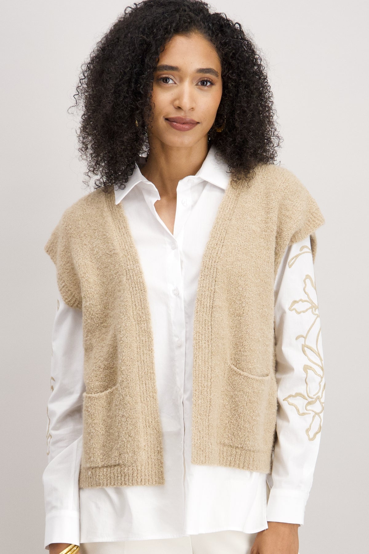 Gilet pull Beige Signe Nature ( 843114/2 )