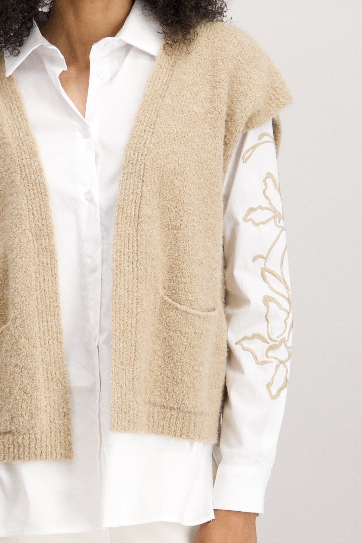 Gilet pull Beige Signe Nature ( 843114/2 )