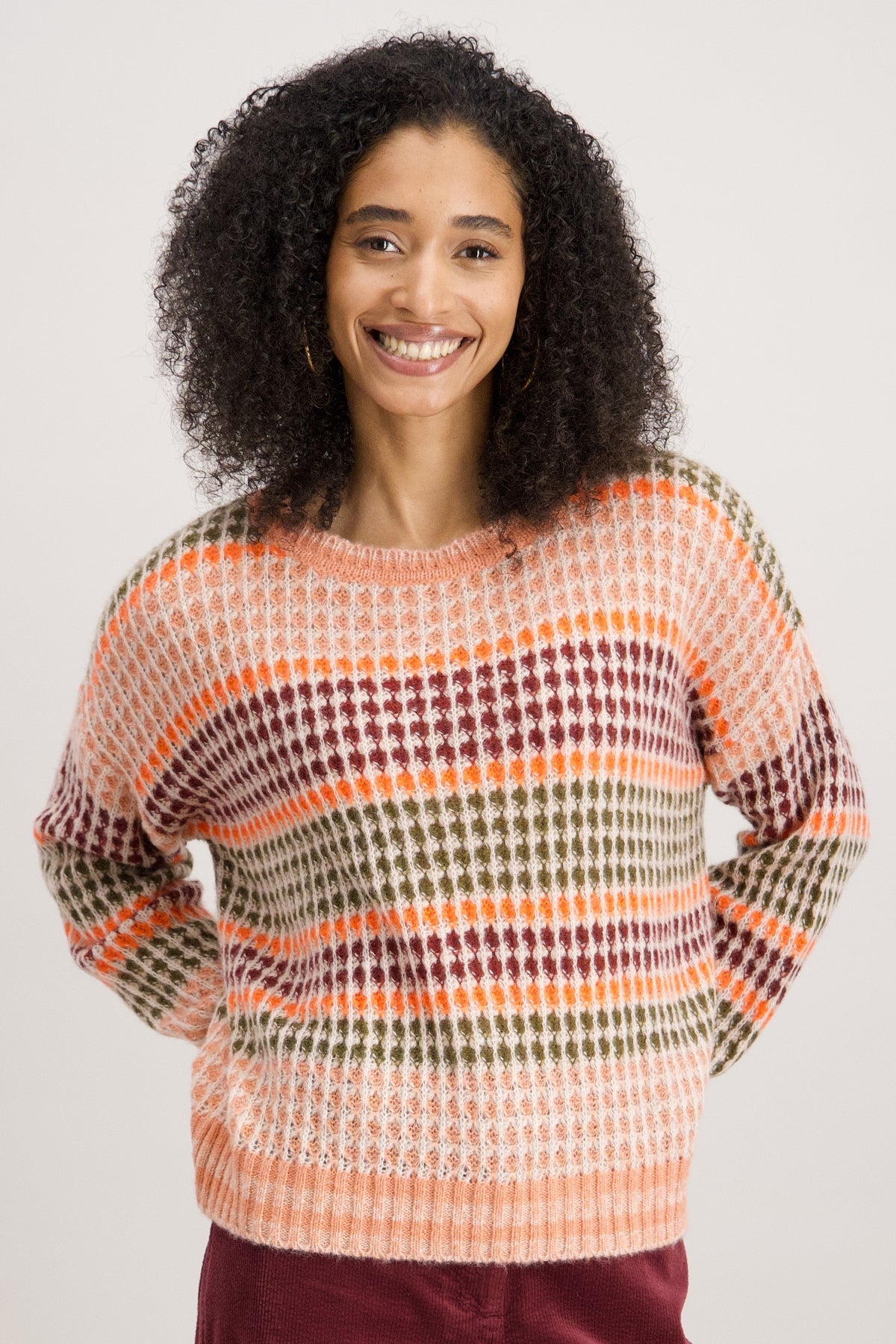 Pull Bordeaux Signe Nature ( 842161/04 )