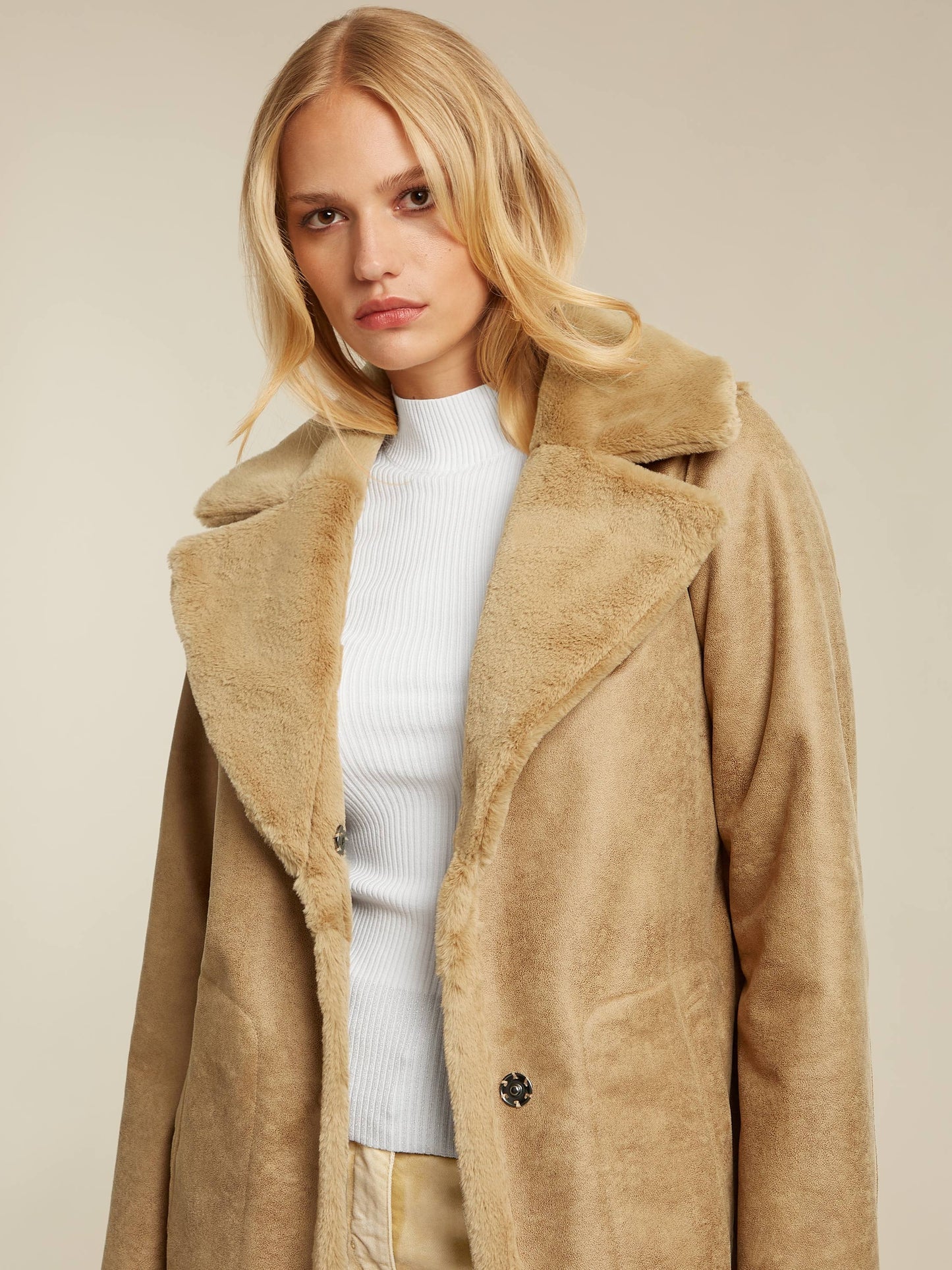 Manteau Camel Beaumont ( Favem/2700 )