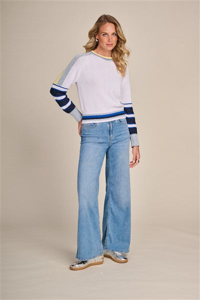 Pull Blauw Due Amanti (Grant/Patch Work)