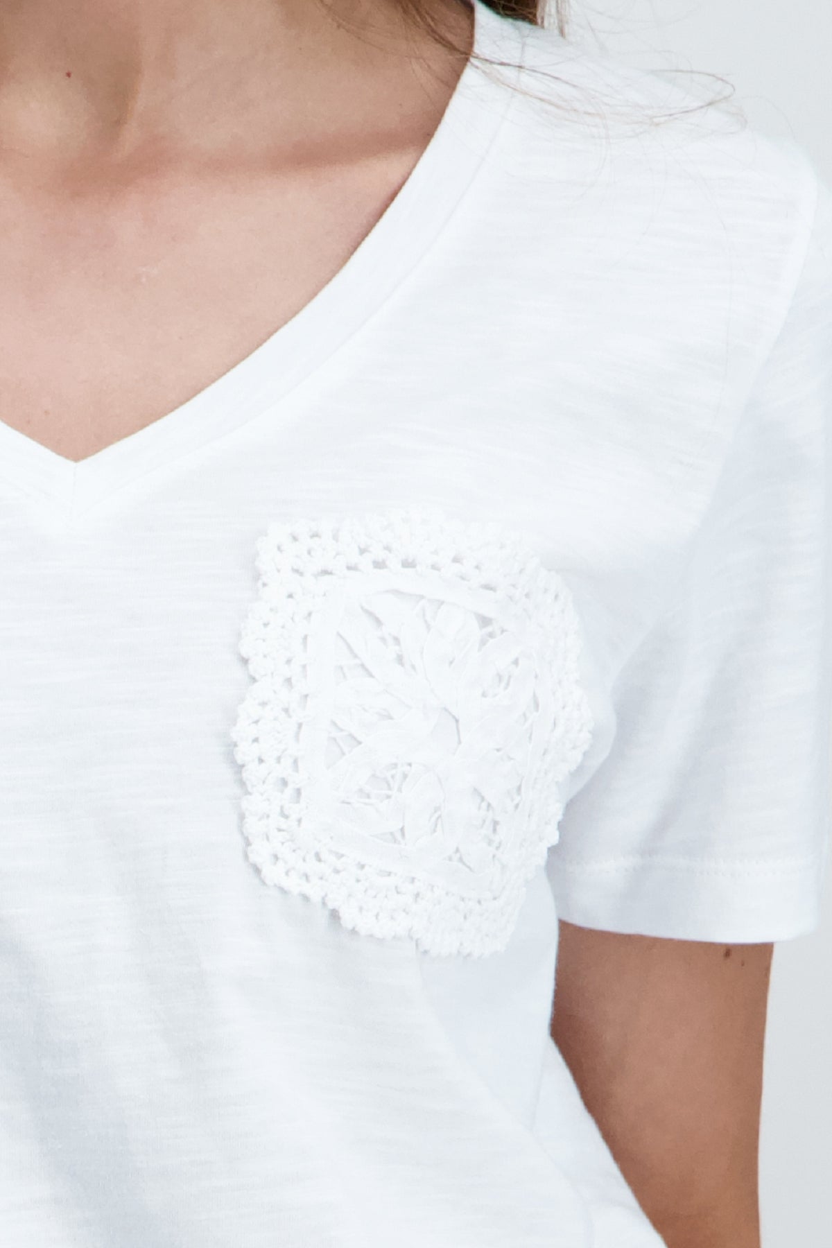 T-Shirt Wit Signe Nature ( 847087/0 )