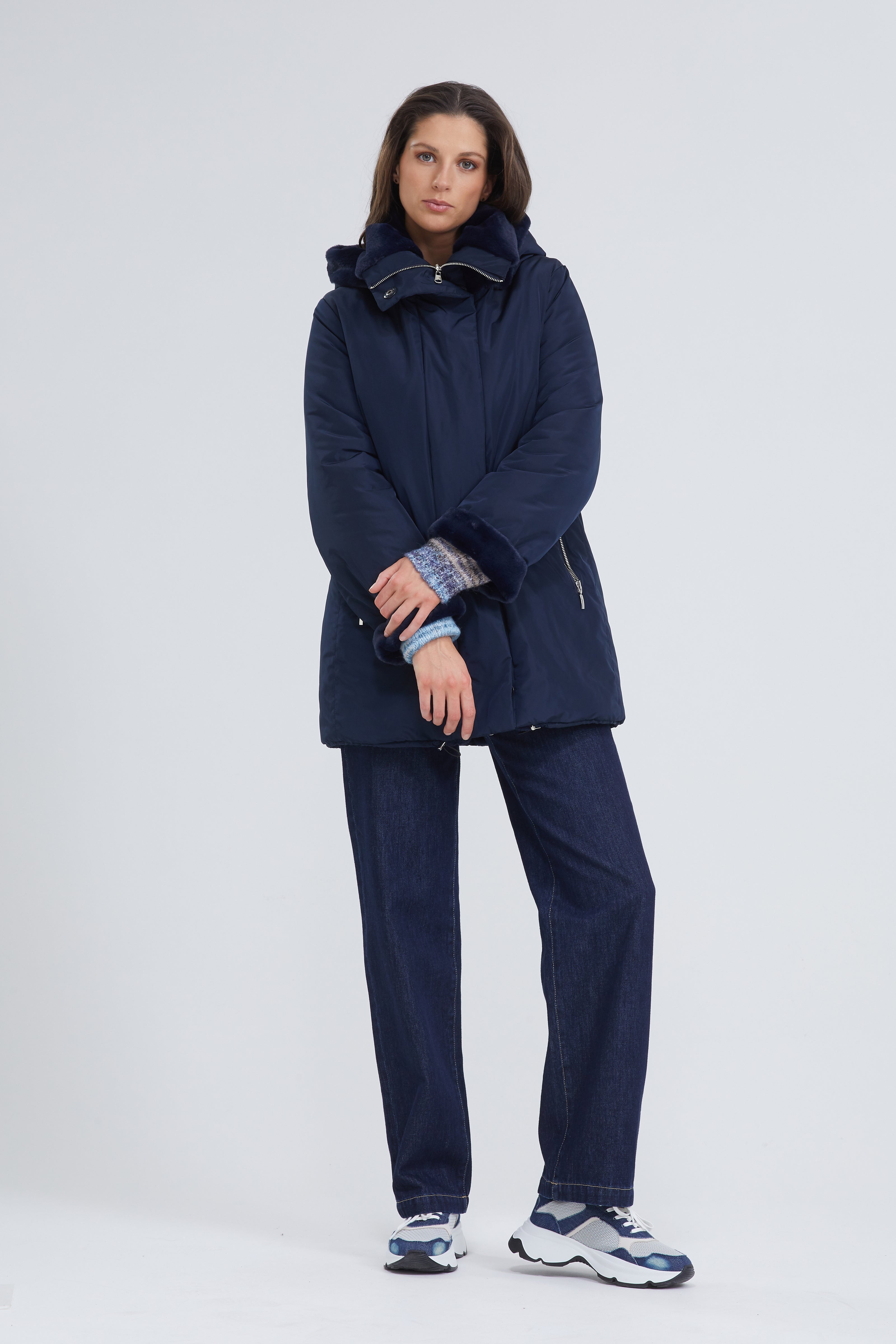 Gilet Bleu Foncé Bleu Iv ( Ivette/316 )