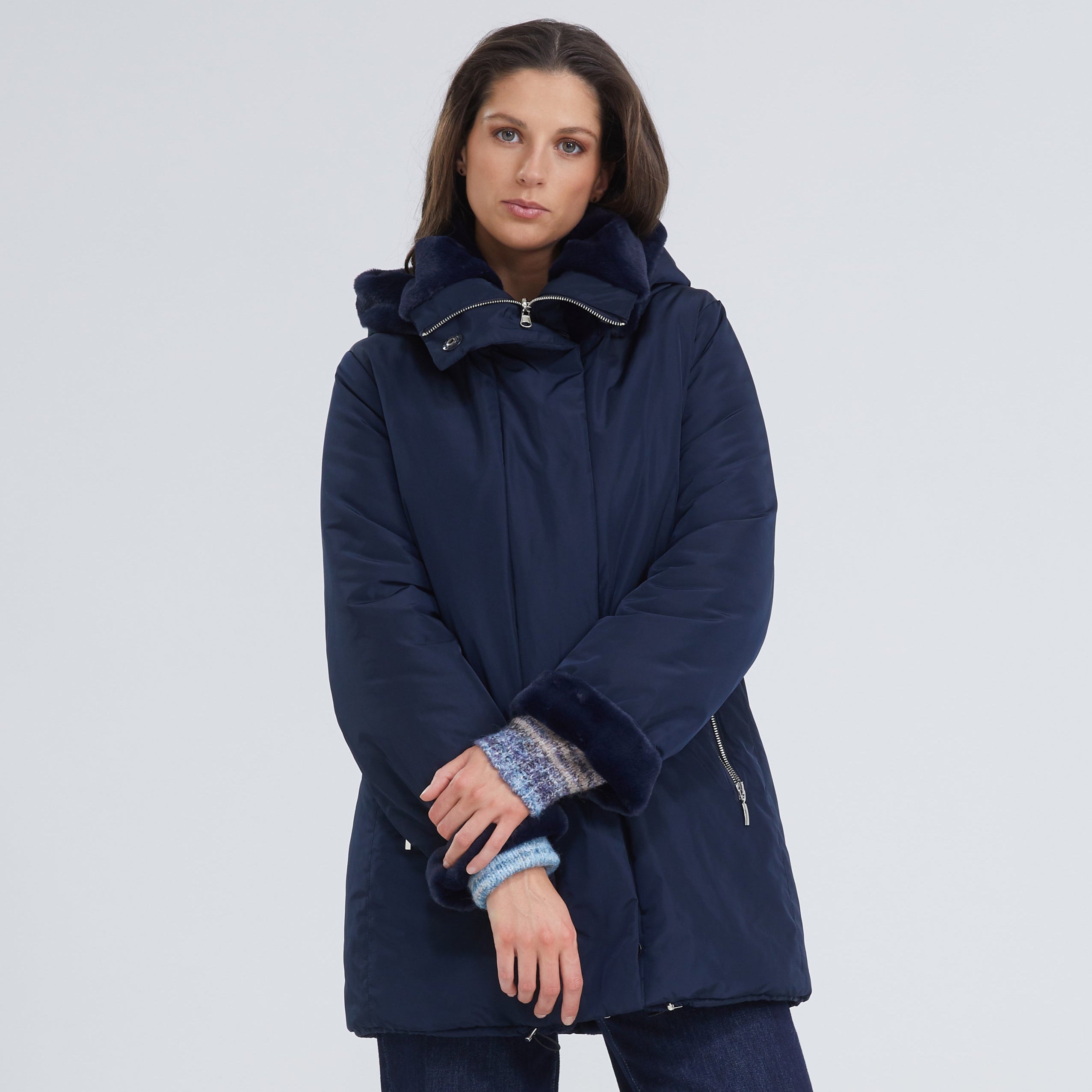 Gilet Bleu Foncé Bleu Iv ( Ivette/316 )