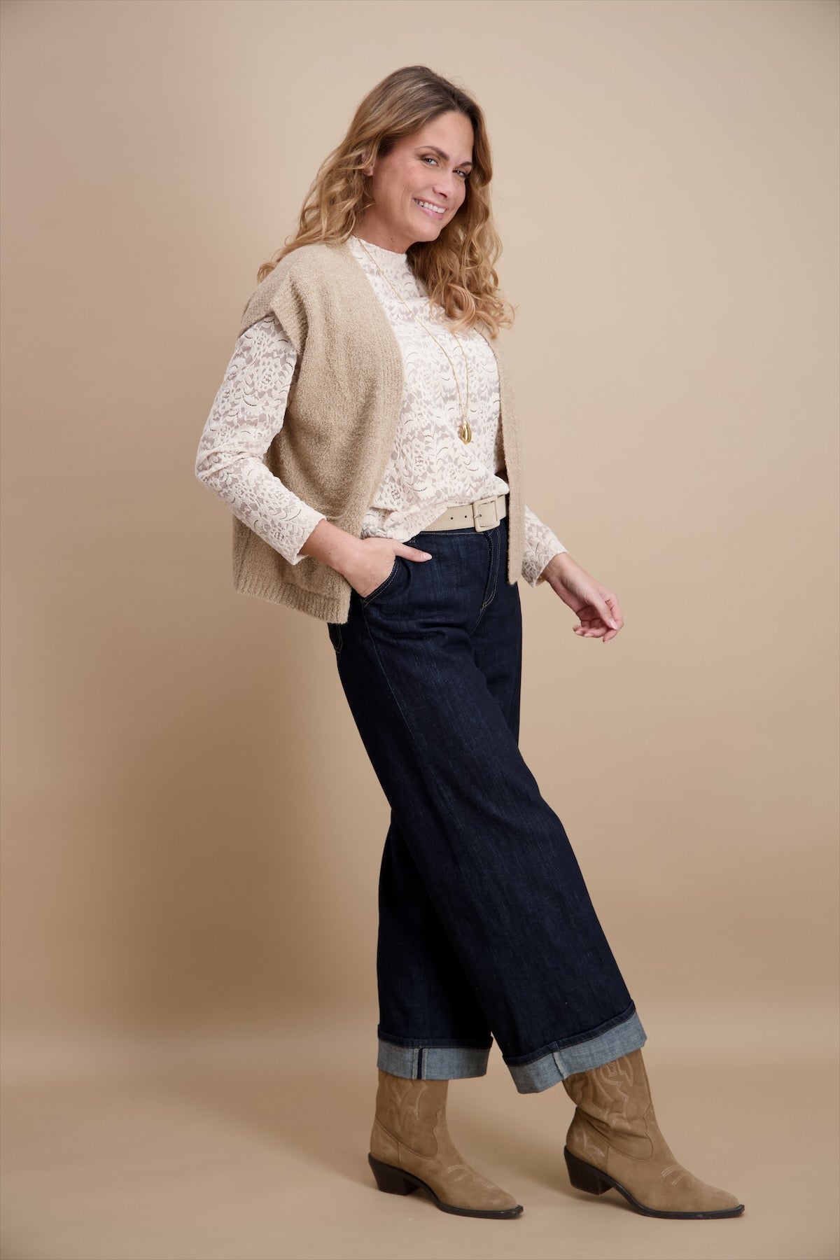 Giletpull Beige Signe Nature ( 843138/2 )