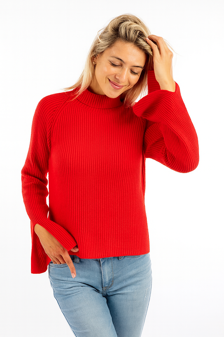 Pull Rouge Due Amanti ( Jocca/Rouge Acide )