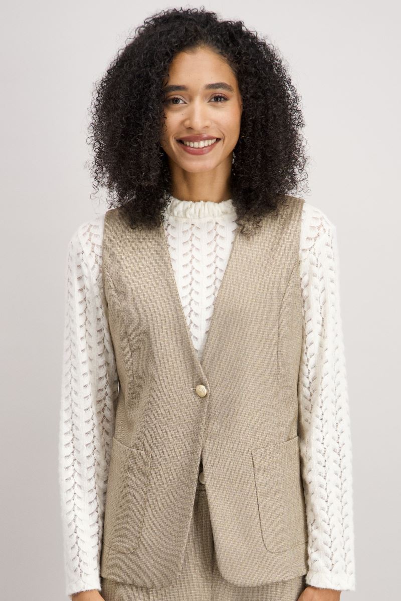 Giletvest Goud Signe Nature ( 843095/2 )