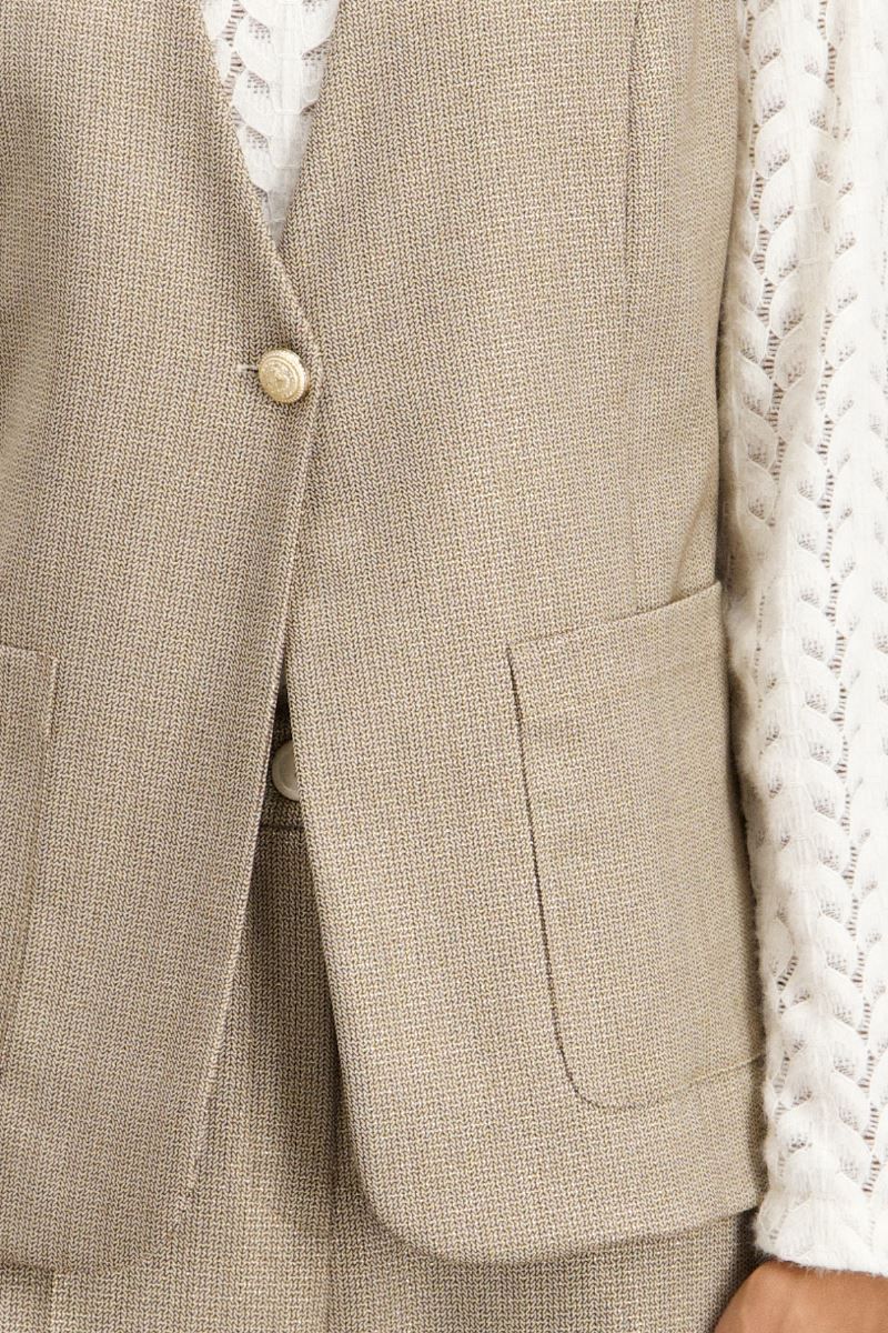 Giletvest Goud Signe Nature ( 843095/2 )