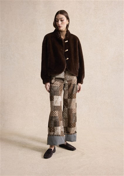 Vest Bruin Leo & Ugo ( Kh970/Dark Brown )