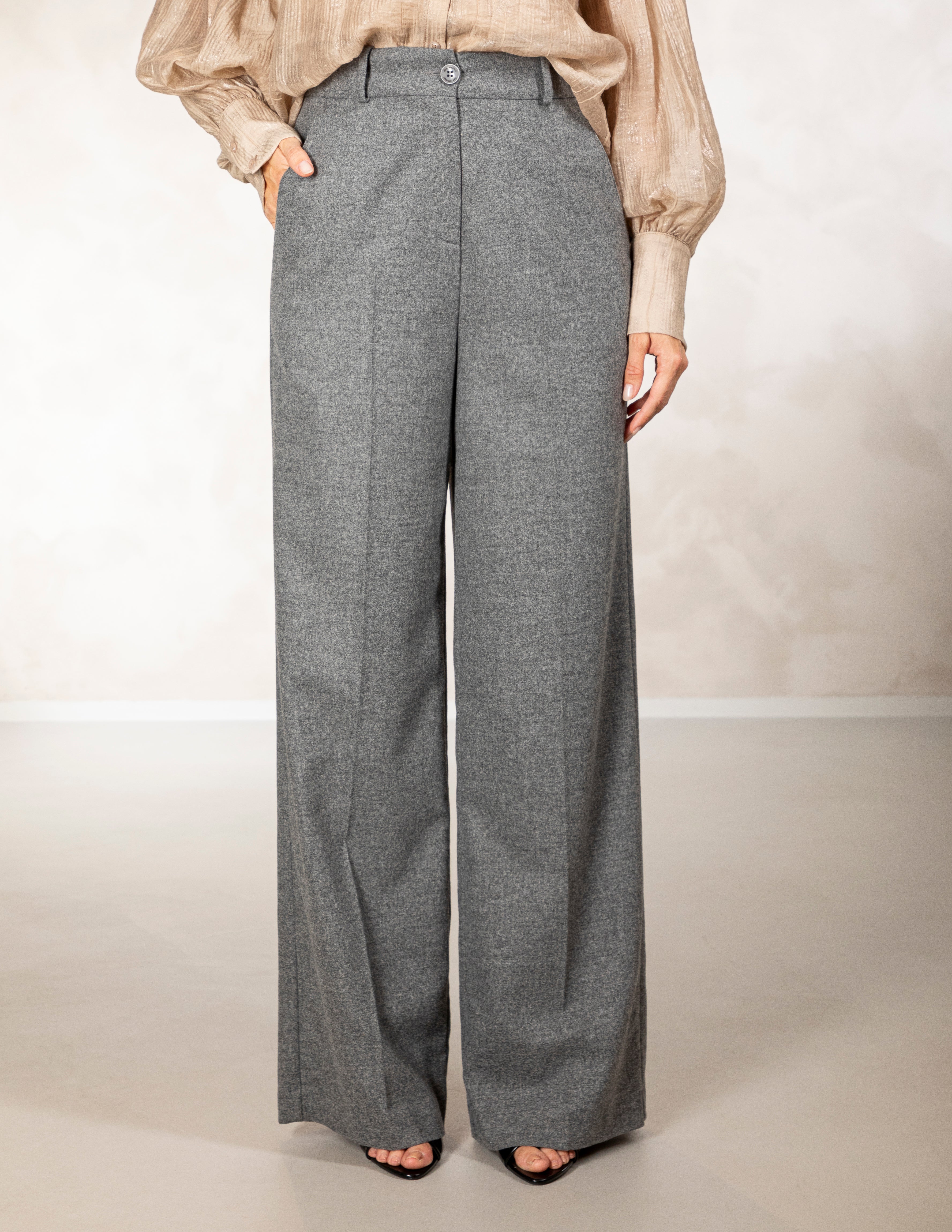 Pantalon Gris Due Amanti ( Libsy/Gris Moyen )