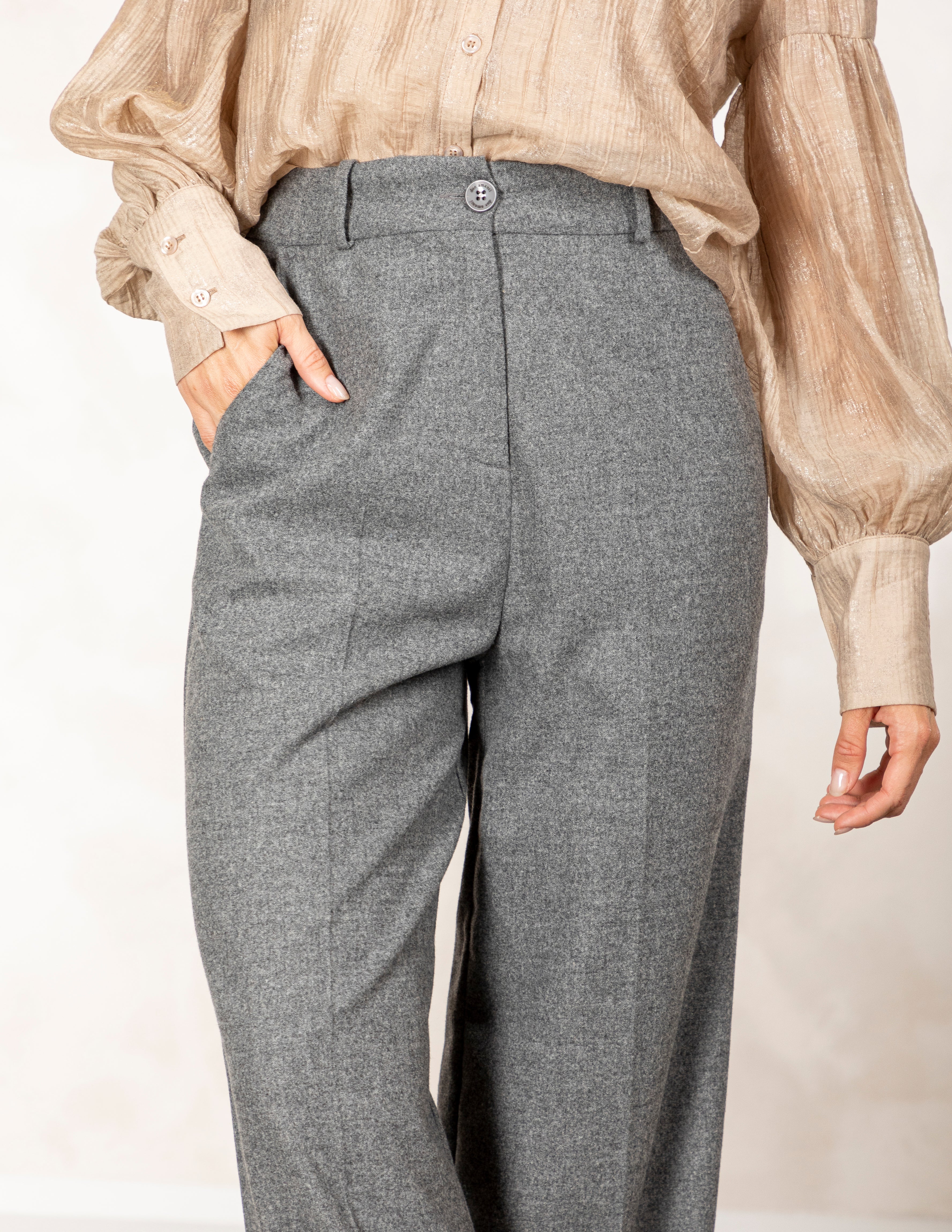 Pantalon Gris Due Amanti ( Libsy/Gris Moyen )