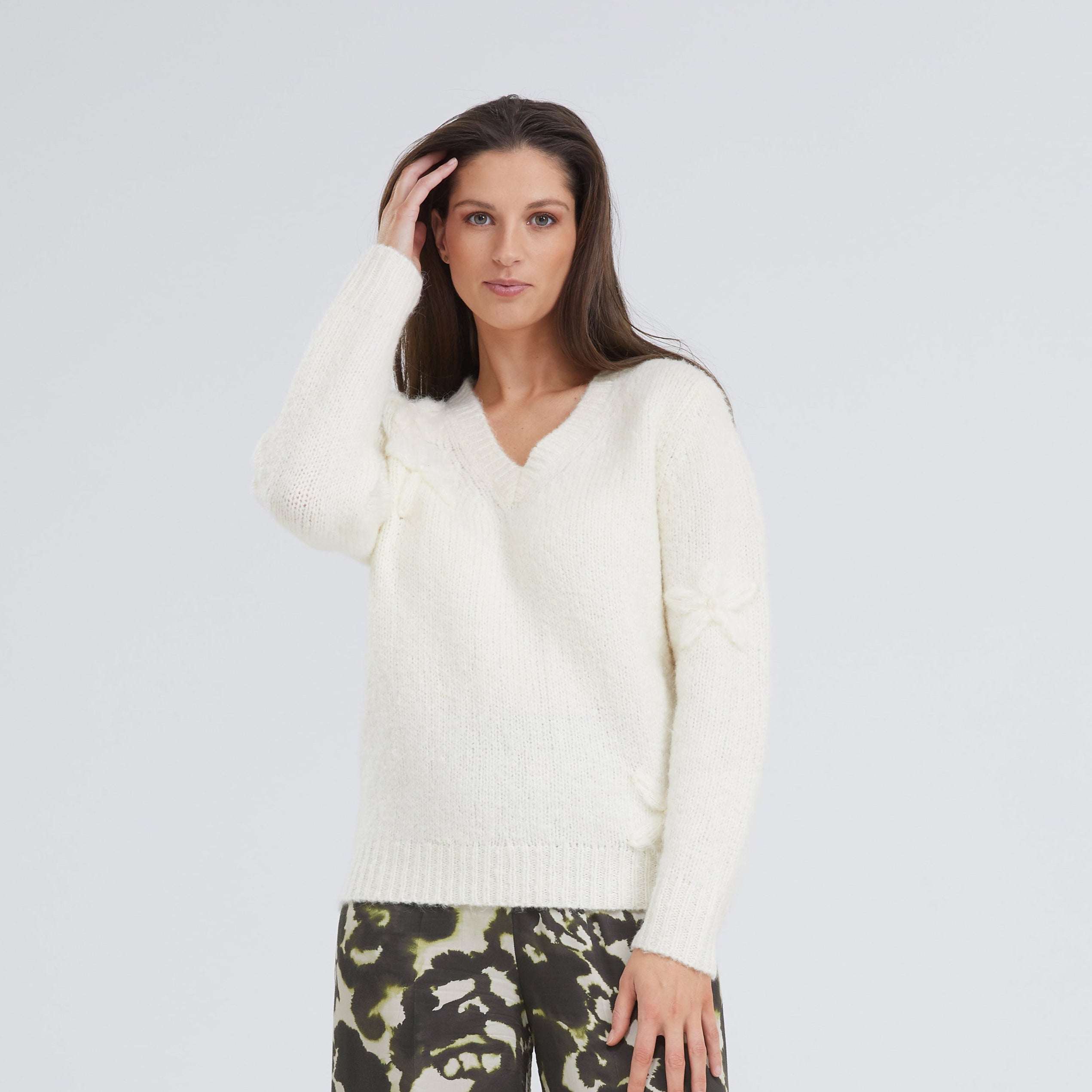 Pull Ecru Bleu IV ( Mecca/110 )