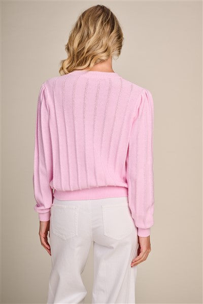 Giletpull Roze Due Amanti ( Martine/Baby Pink )