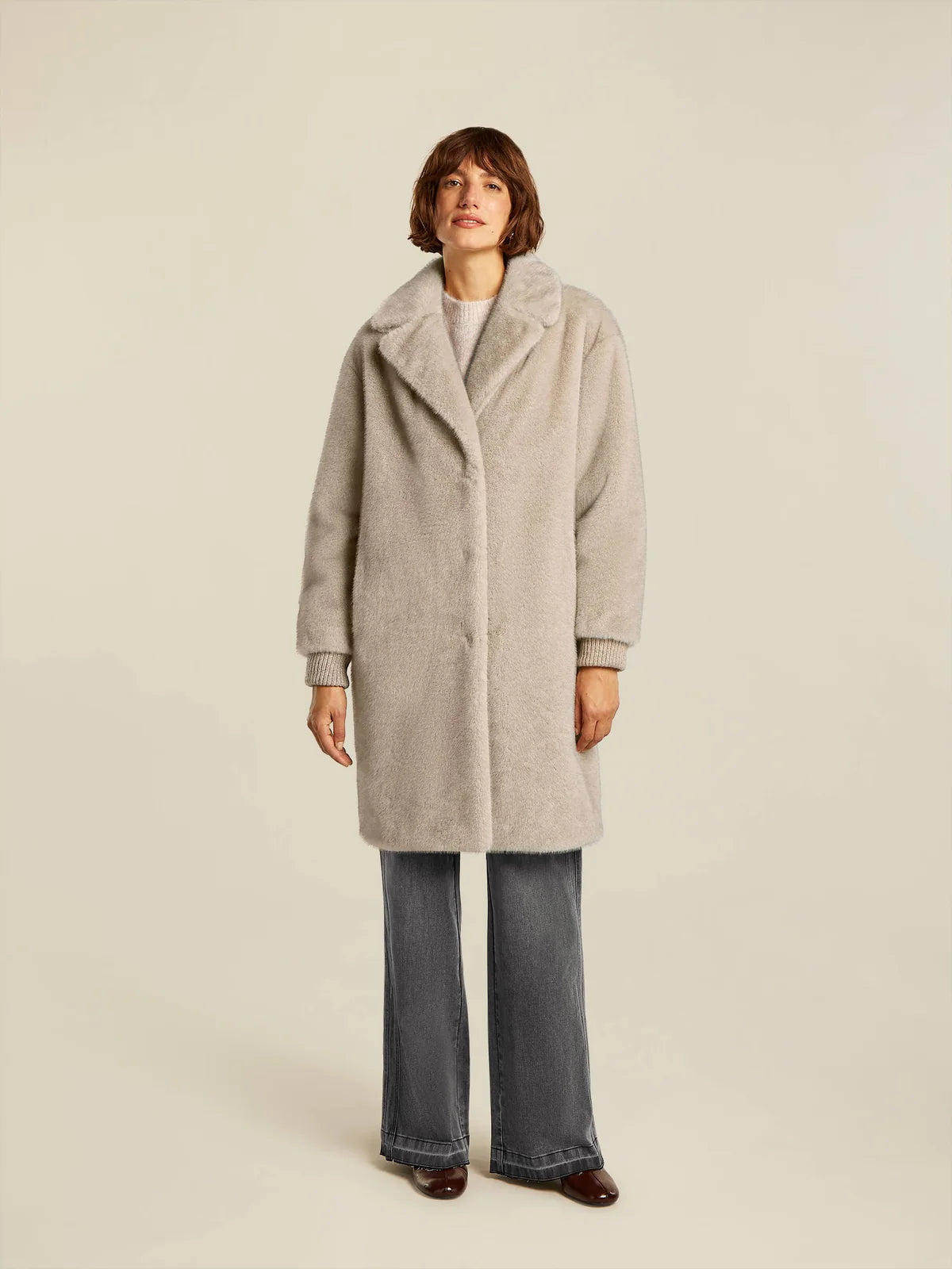 Manteau Écru Beaumont ( Nilla/2680 )