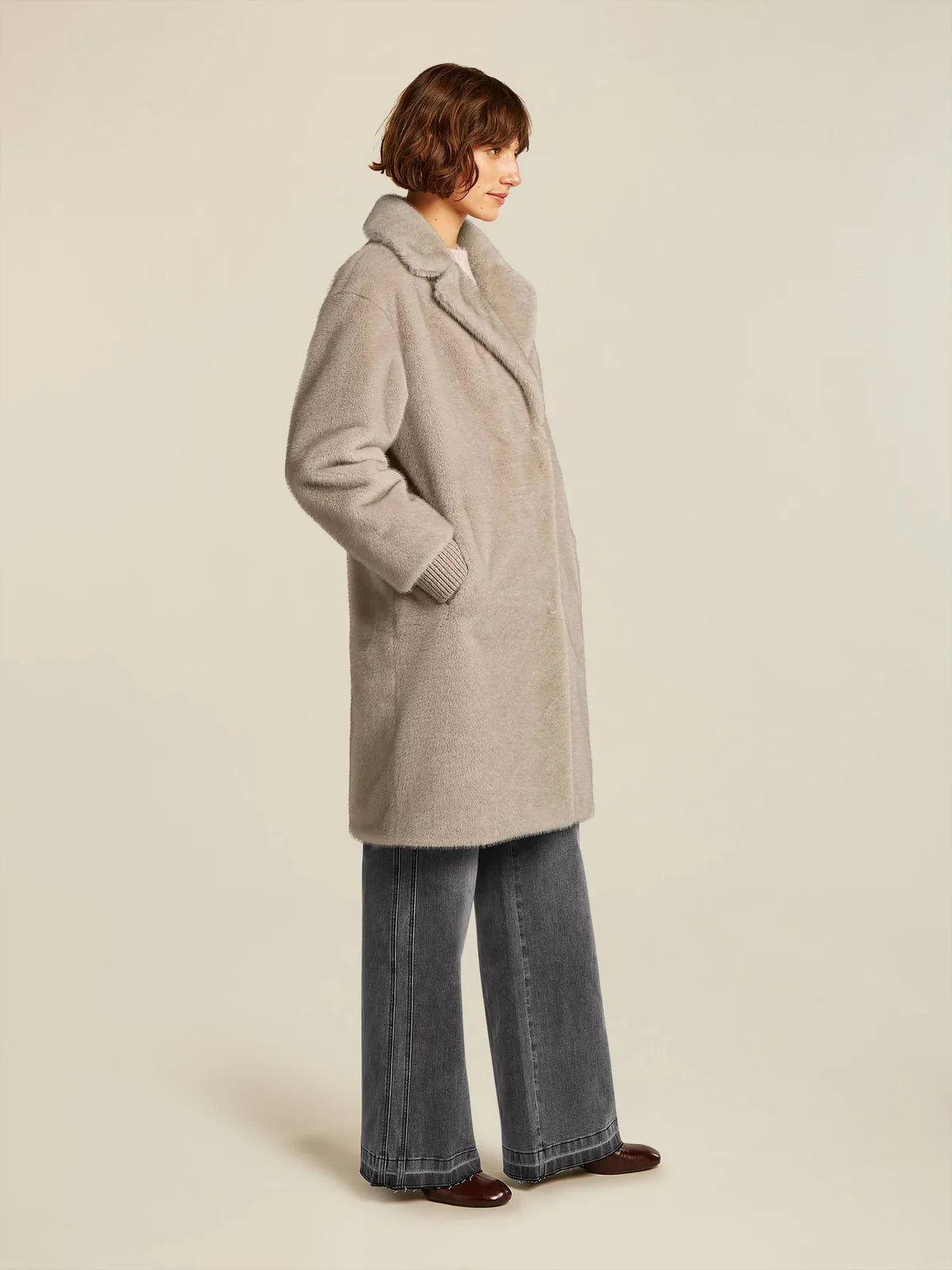 Manteau Écru Beaumont ( Nilla/2680 )