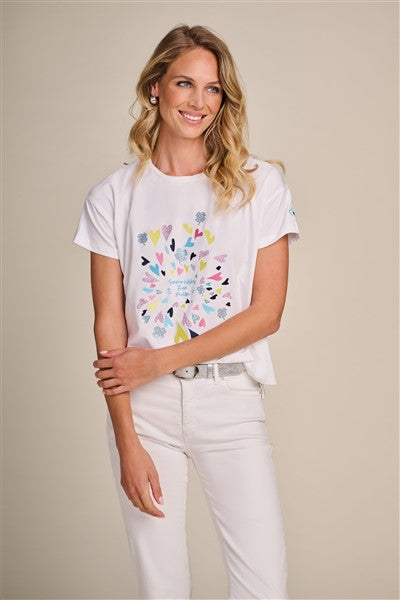 T-Shirt Bleekblauw Due Amanti ( Nolita/Malibu )