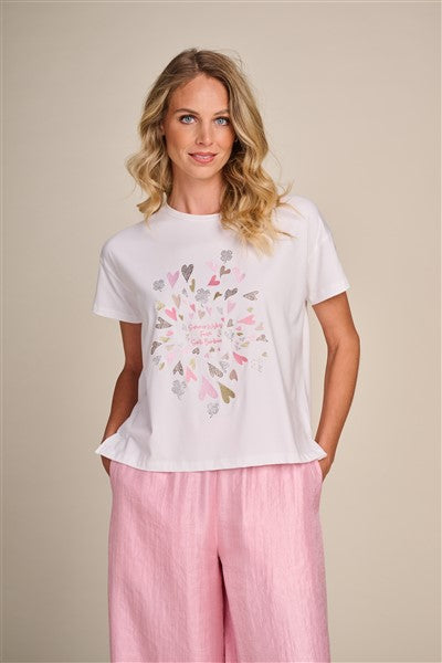 T-Shirt Roze Due Amanti ( Nolita/Santa Barbara )