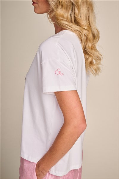 T-Shirt Roze Due Amanti ( Nolita/Santa Barbara )