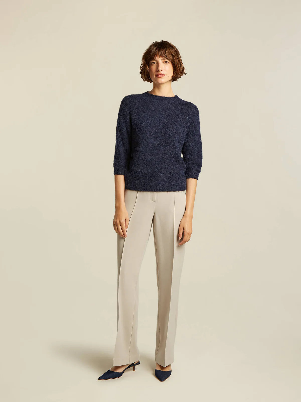 Pull Beaumont bleu foncé (Pennelope/5980)